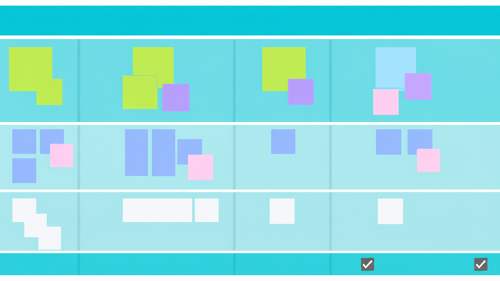 This is an abstract diagram of a complex service blueprint.