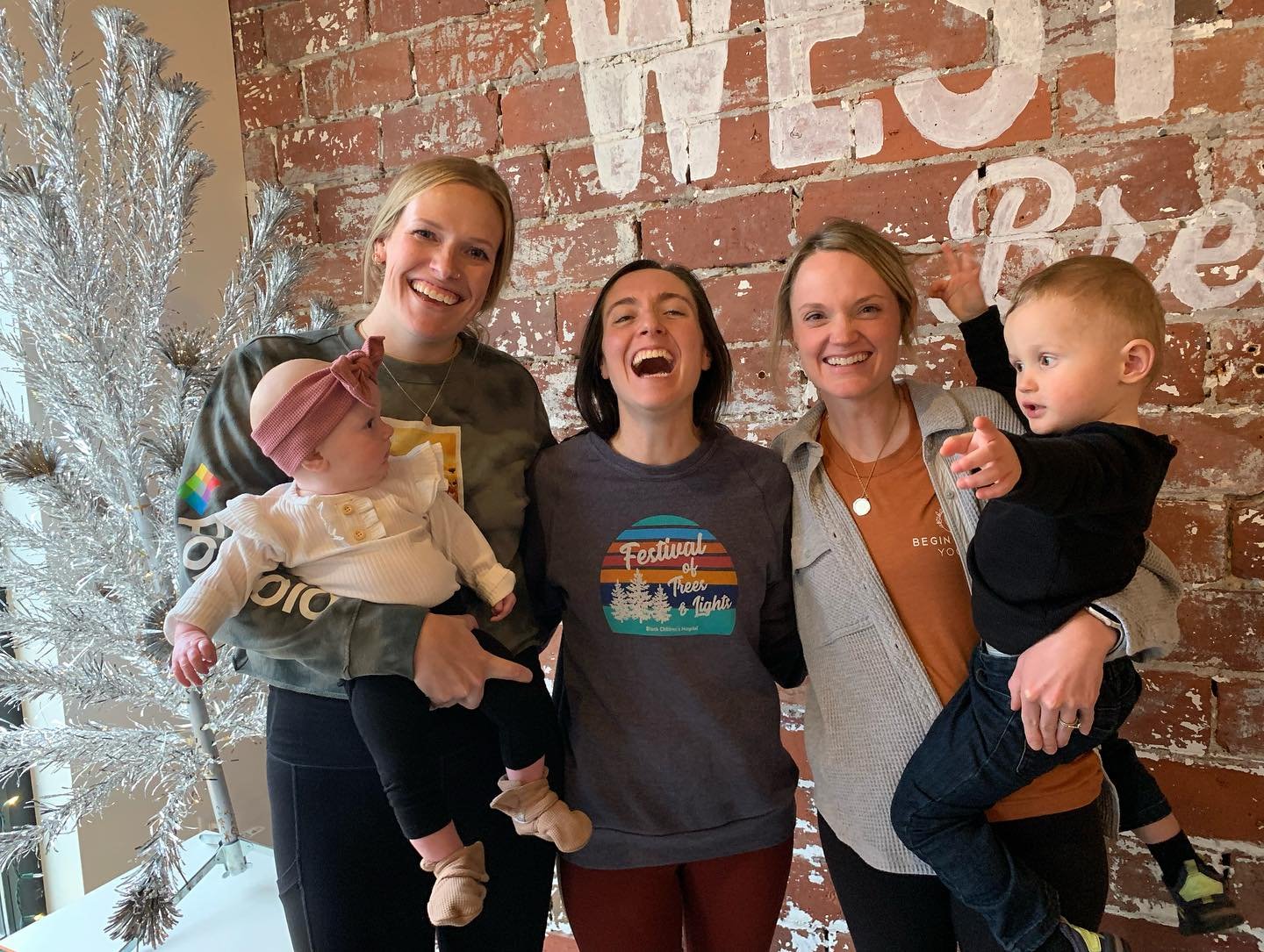 Tomorrow is community yoga at @westhillbrewingcompany! And community it&rsquo;s what it&rsquo;s all about. Bring your besties, bring your babies! All are welcome. 

10:45-11:45 a.m. 
Doors open at 10:30 a.m.
$20 admission paid at the taproom