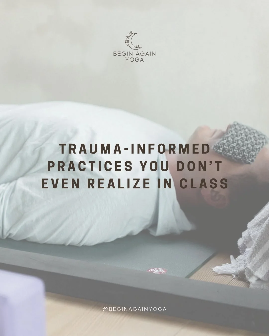 I think people get freaked out with they see &ldquo;trauma-informed&rdquo; in a class description as though we&rsquo;re all airing our personal experiences when we&rsquo;re together. Because yes, we&rsquo;ve all experienced some level of trauma durin