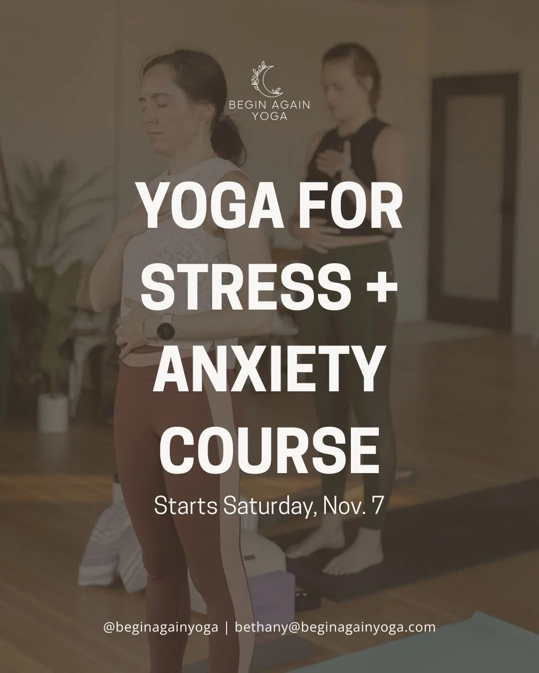 New course launches Saturday, Nov. 7 &mdash; just in time to put practices in play around the holidays. IYKYK. 😮&zwj;💨

I&rsquo;ll provide the seeds for you to plant, nurture, and grow over the duration of several weeks. 

Limited to 10 participant