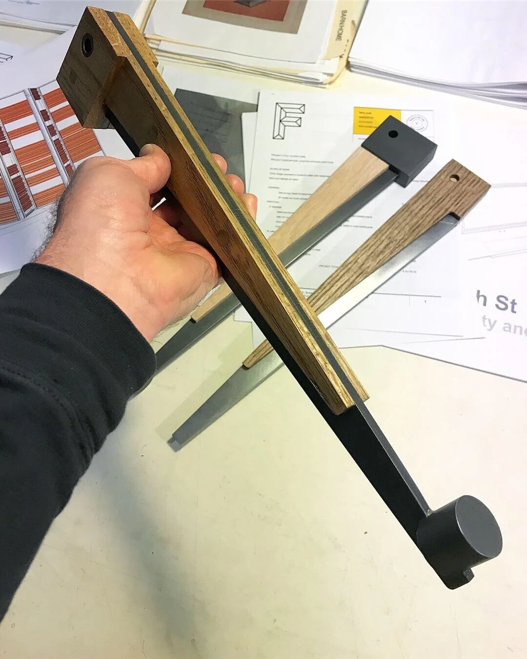 Shelf arm study