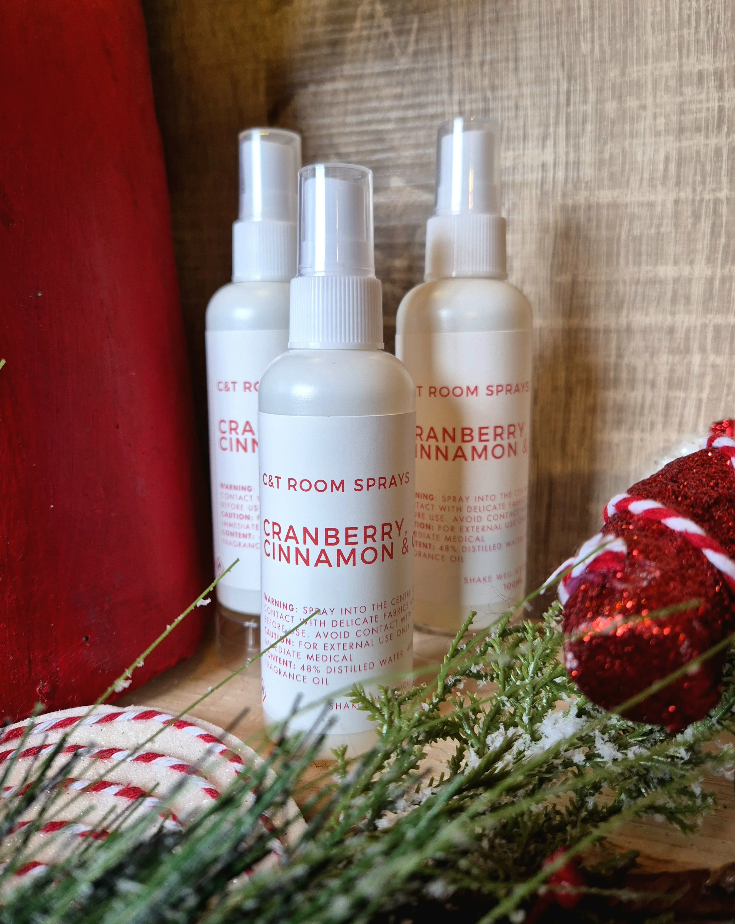 Cranberry, Cinnamon & Orange 100ml Room Spray