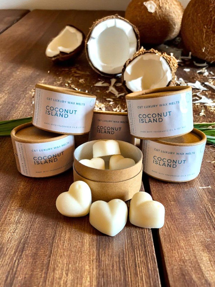 Coconut Island Wax Melt Box