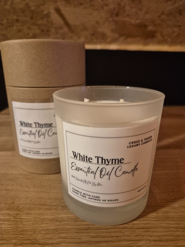 White Thyme – 30cl Limited Edition Essential Oil Candle