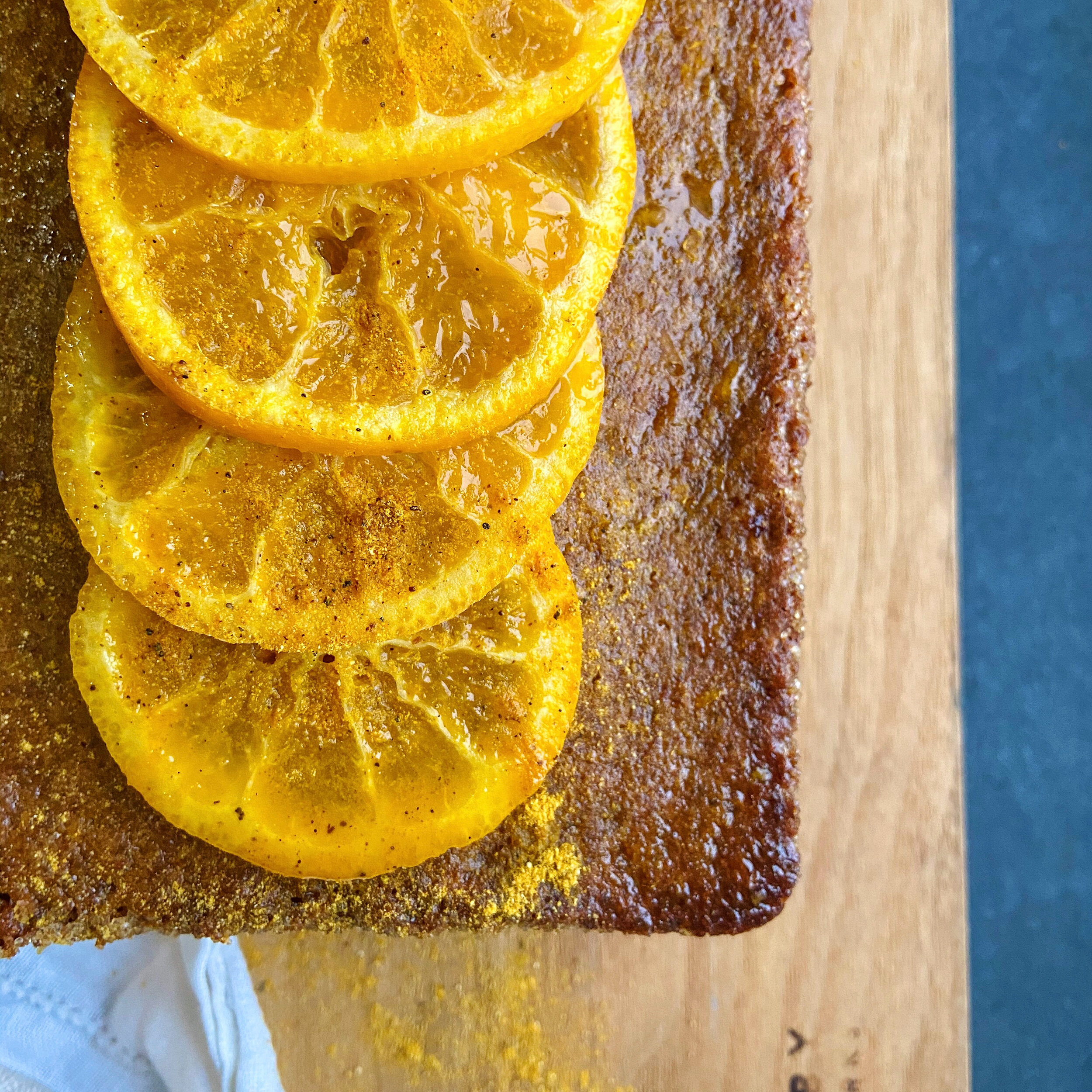 Golden Citrus Solstice Cake