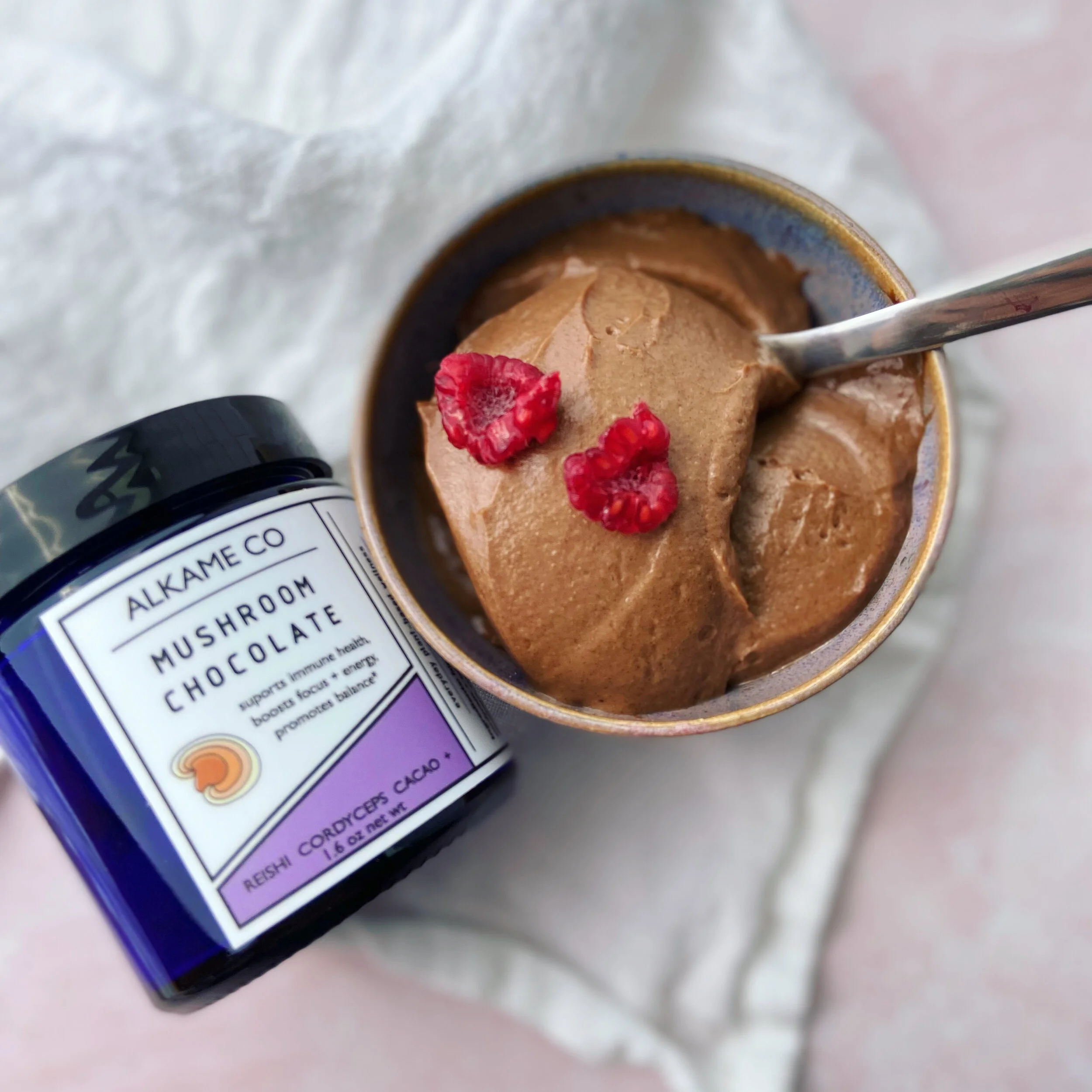 Mushroom Chocolate Mousse