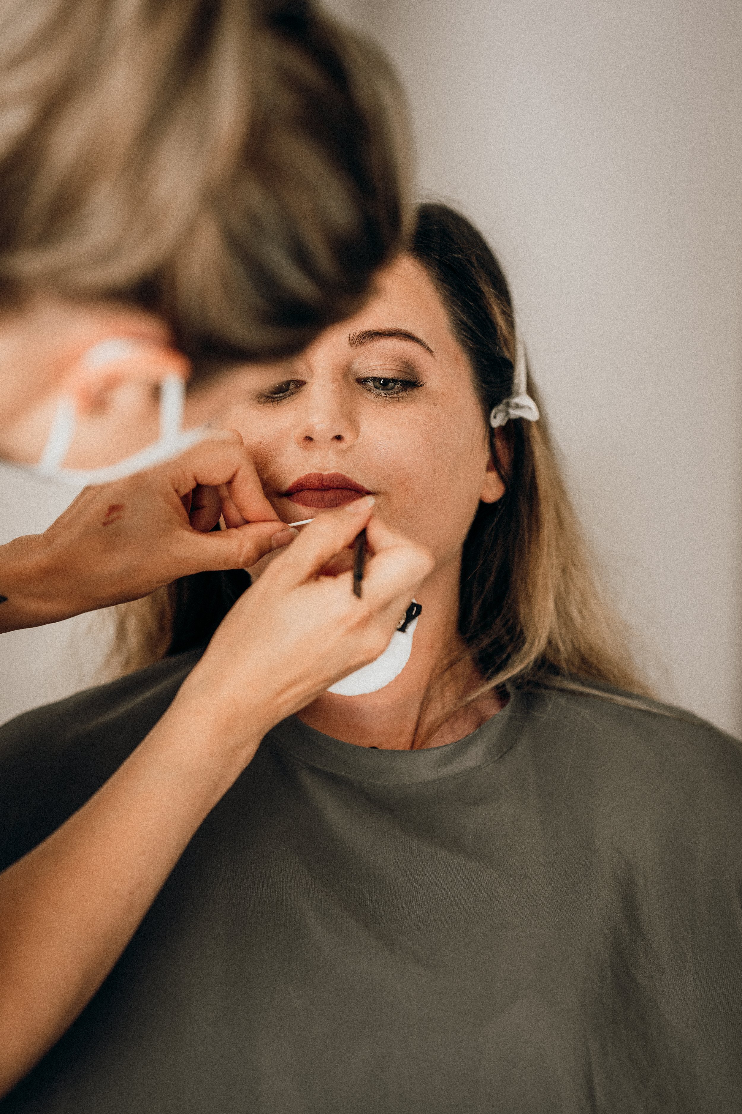 Braut Make-Up vor Ort