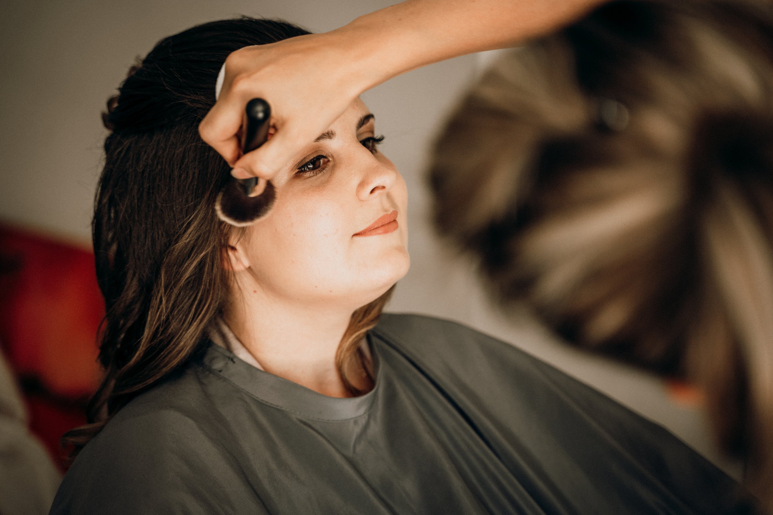 Braut Make-Up Finish