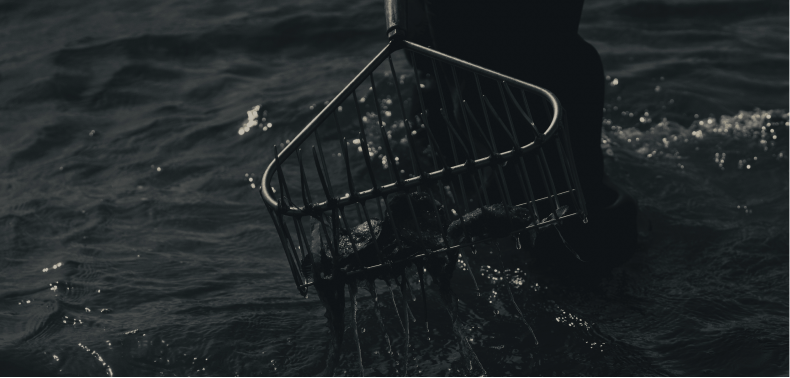 Flotsam Volume 1 held against weathered wood, placeholder