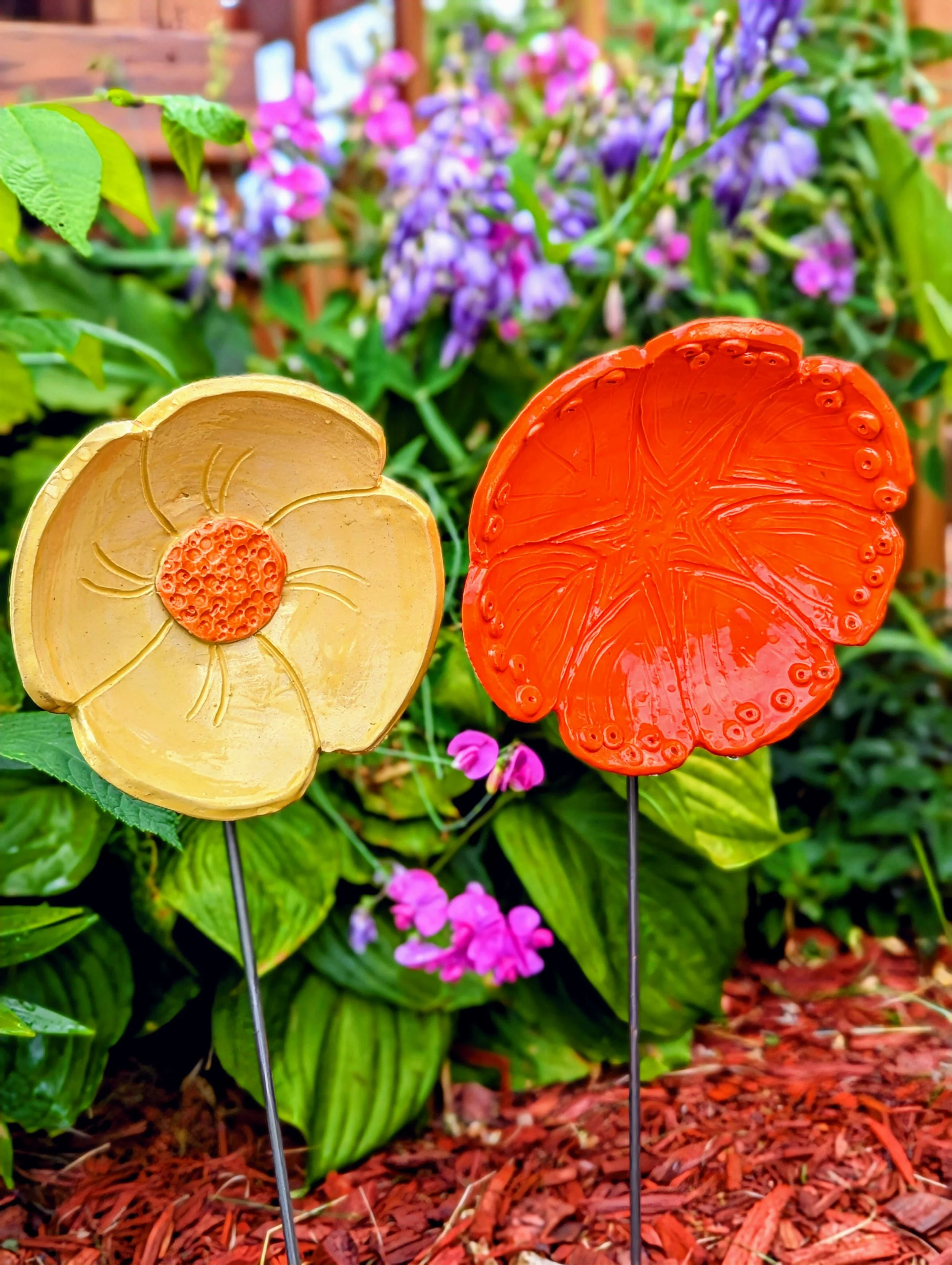 Summer Garden Flower Pottery Workshop!