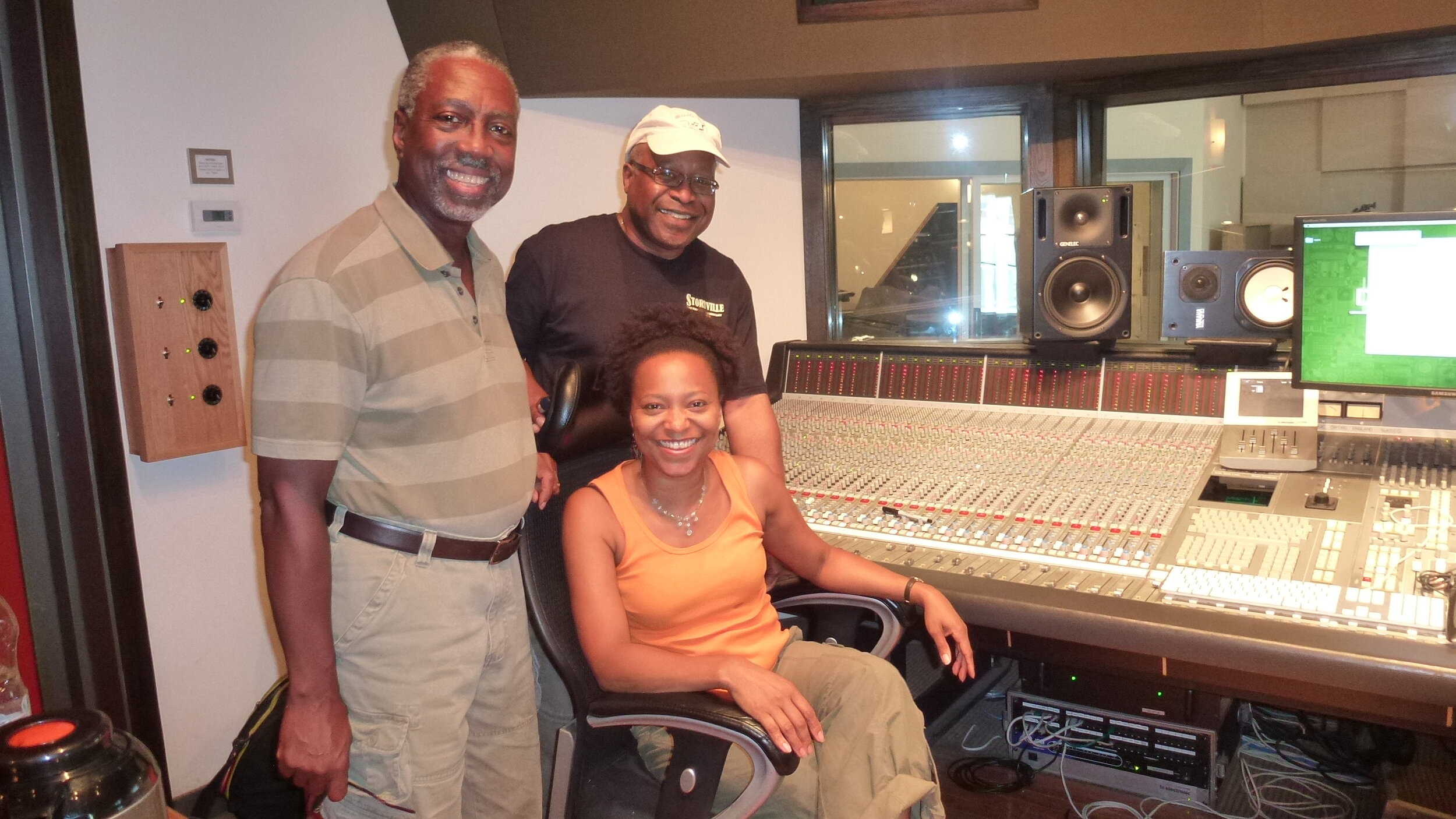 Mario Sprouse, piano; Napoleon Revels-Bey, drums and me at Dubway Studios, NYC