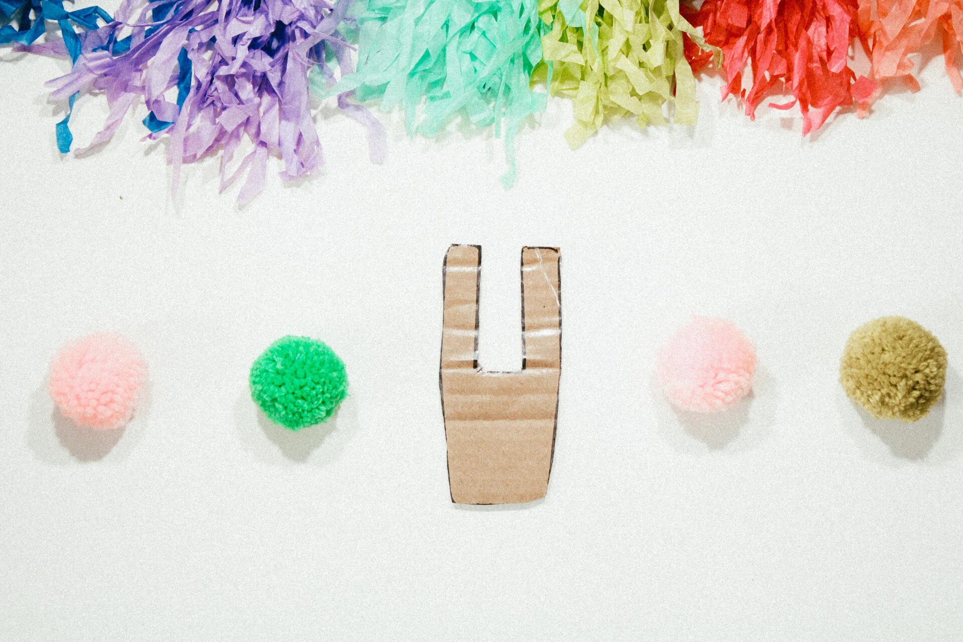 Cardboard Pom Pom Makers 