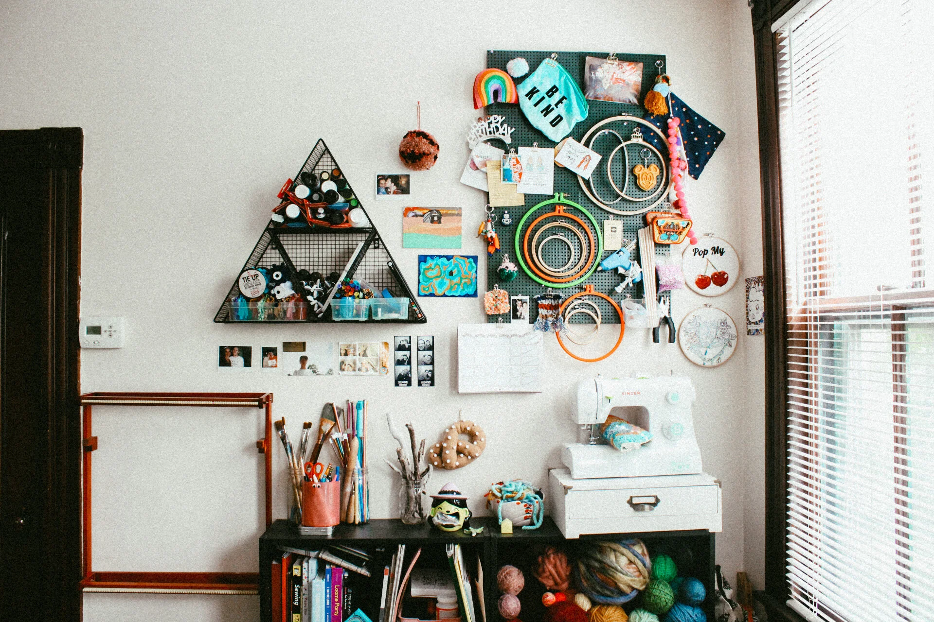 Organized Art Supply Storage 