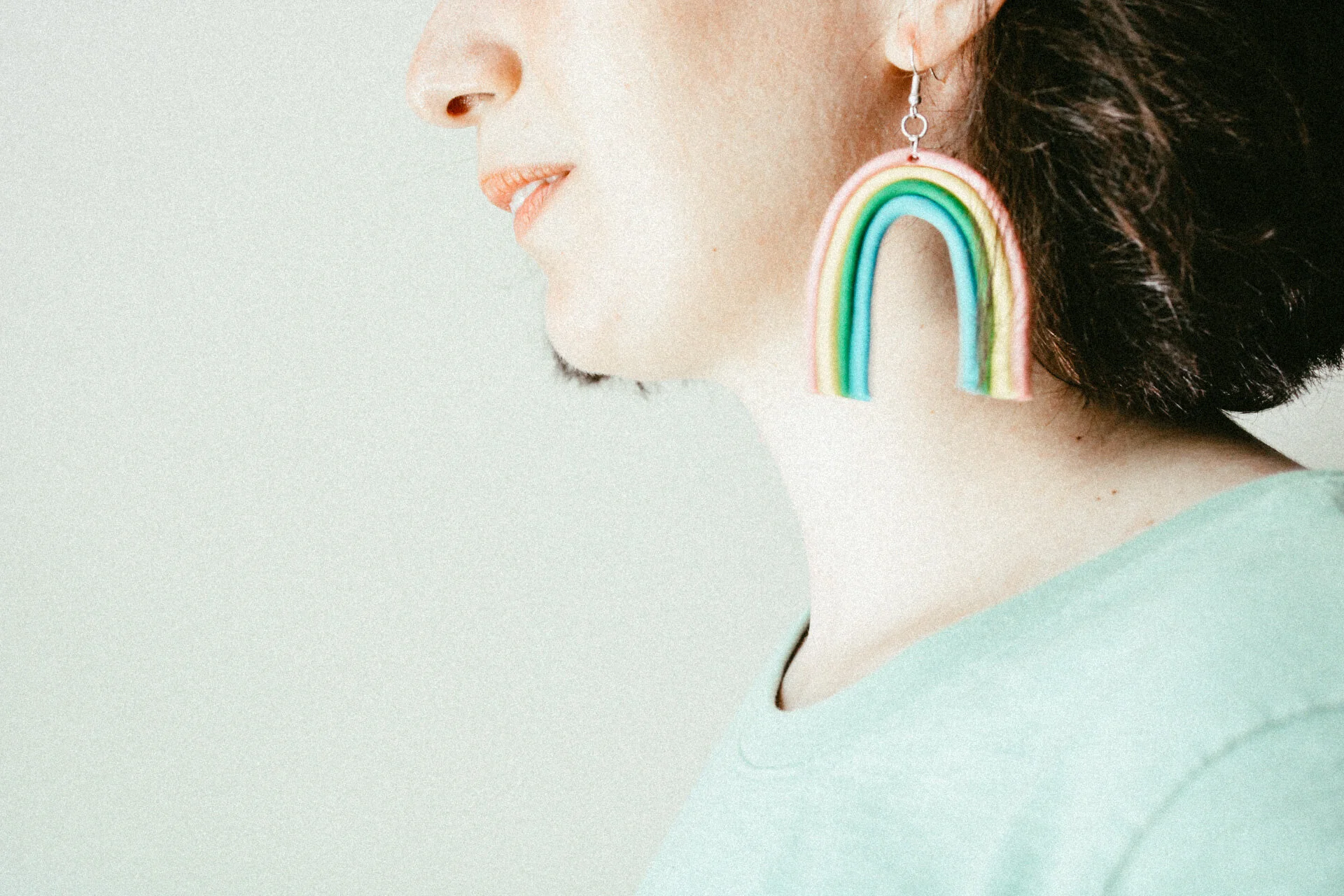DIY Rainbow Clay Earrings 