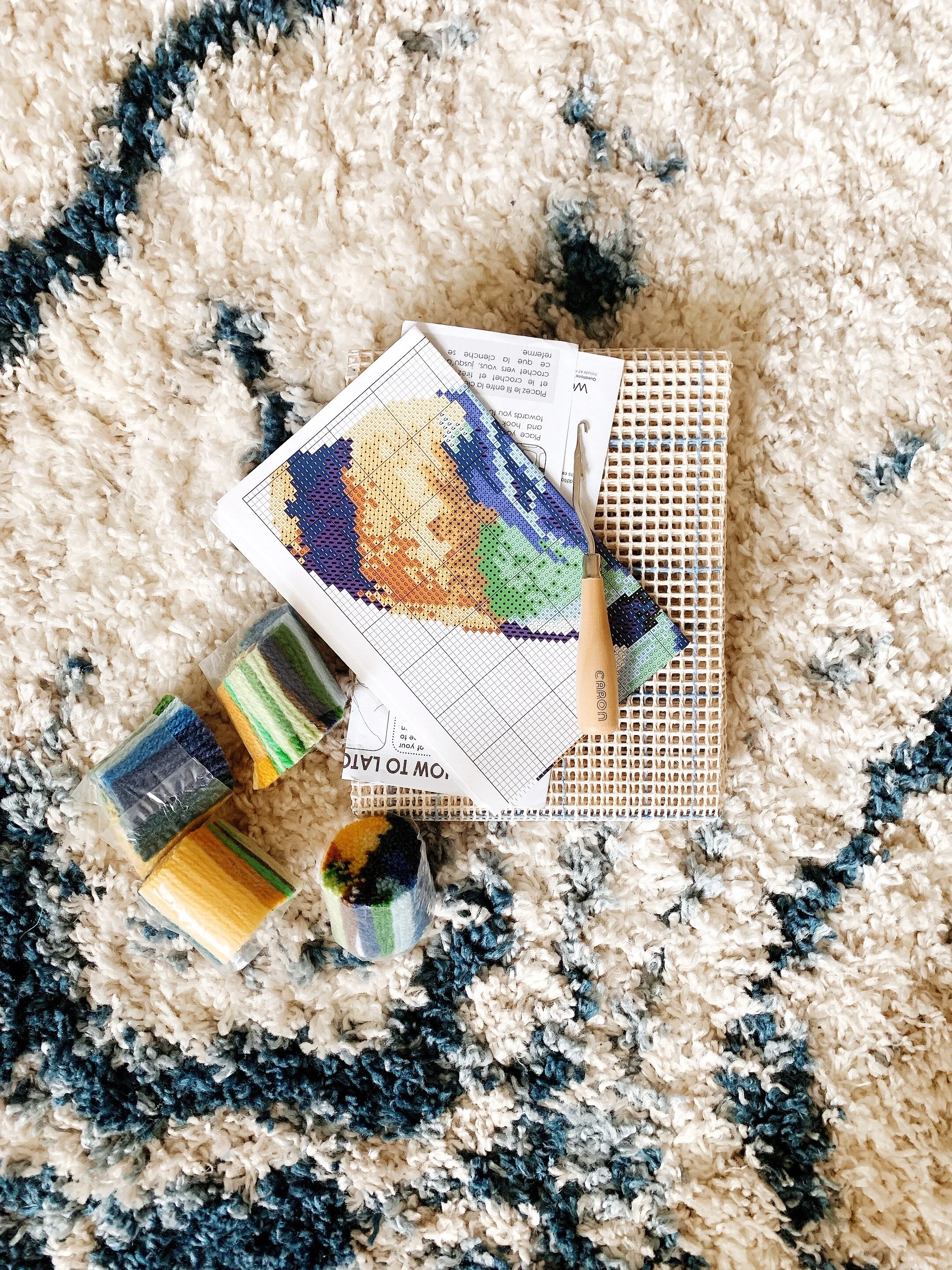 More Than Weaving: Latch Hooking 