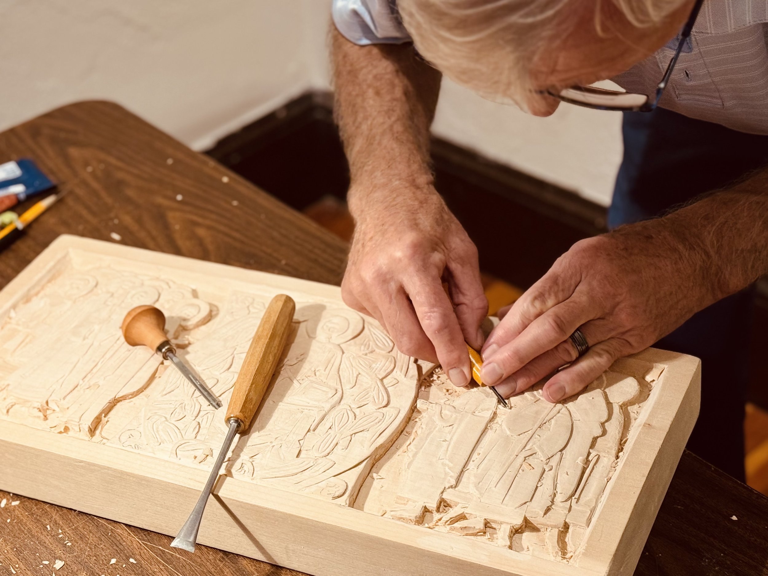 Iconography Carving Workshop with Bishop Trevor Walters