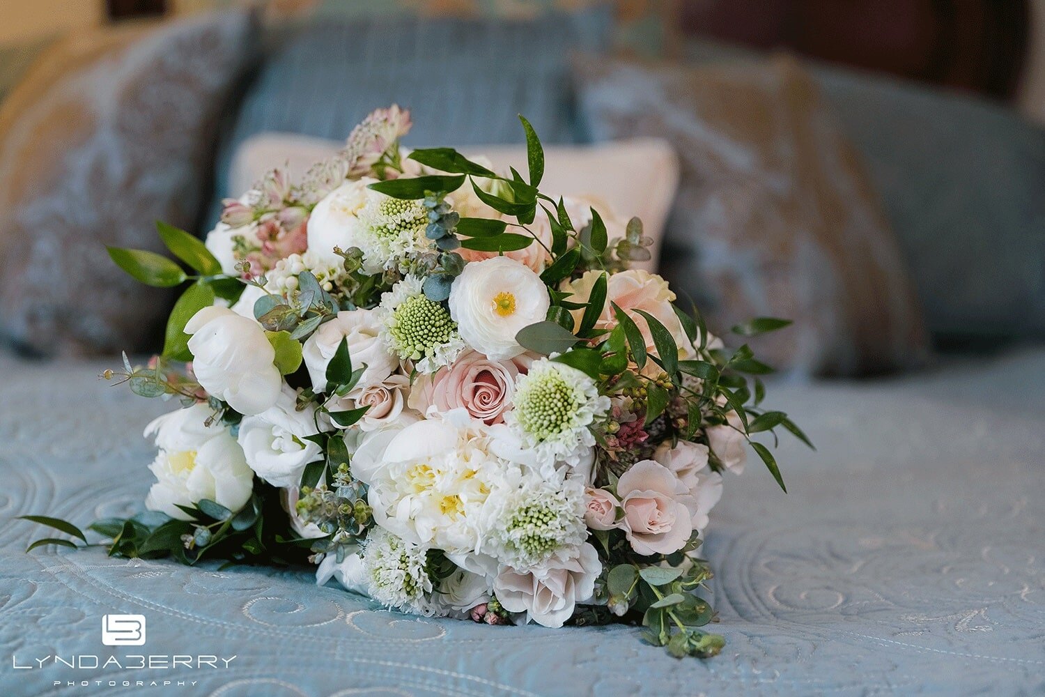 Blush &amp; white Bridal Bouquet