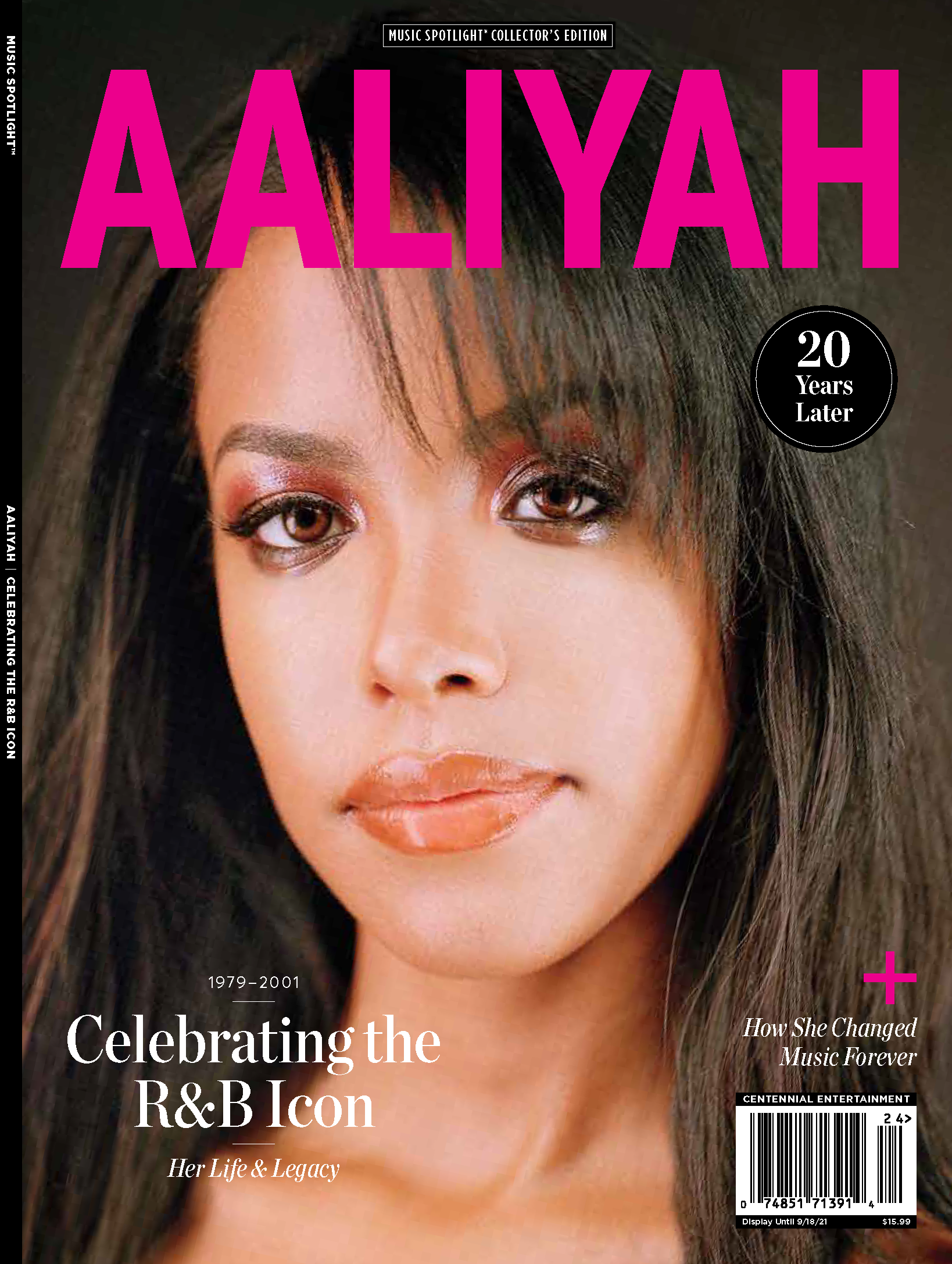 Aaliyah - 20 Years Later // Centennial Media // Design
