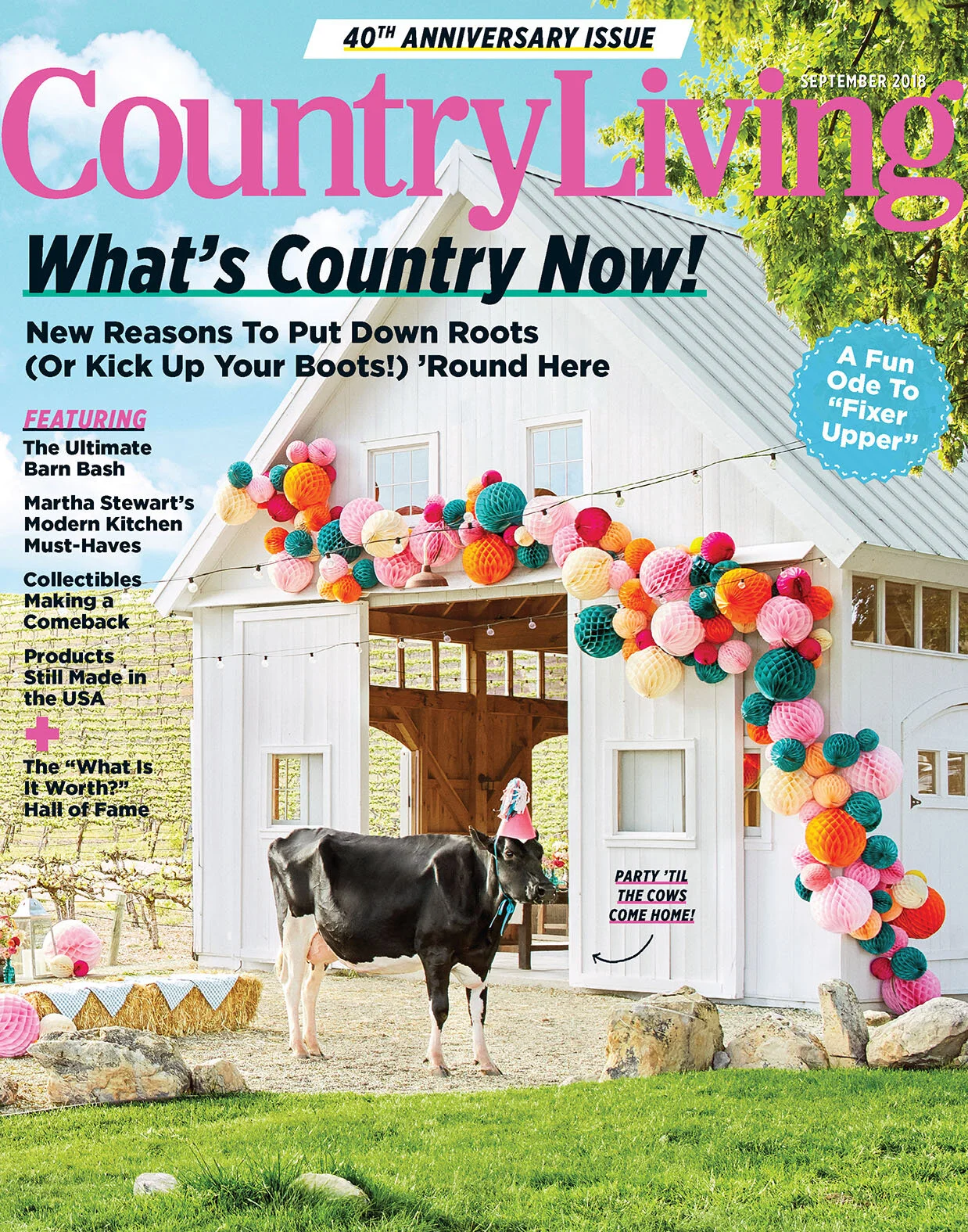 Country Living // September 2018 40th Anniversary Issue // Creative Direction and Design