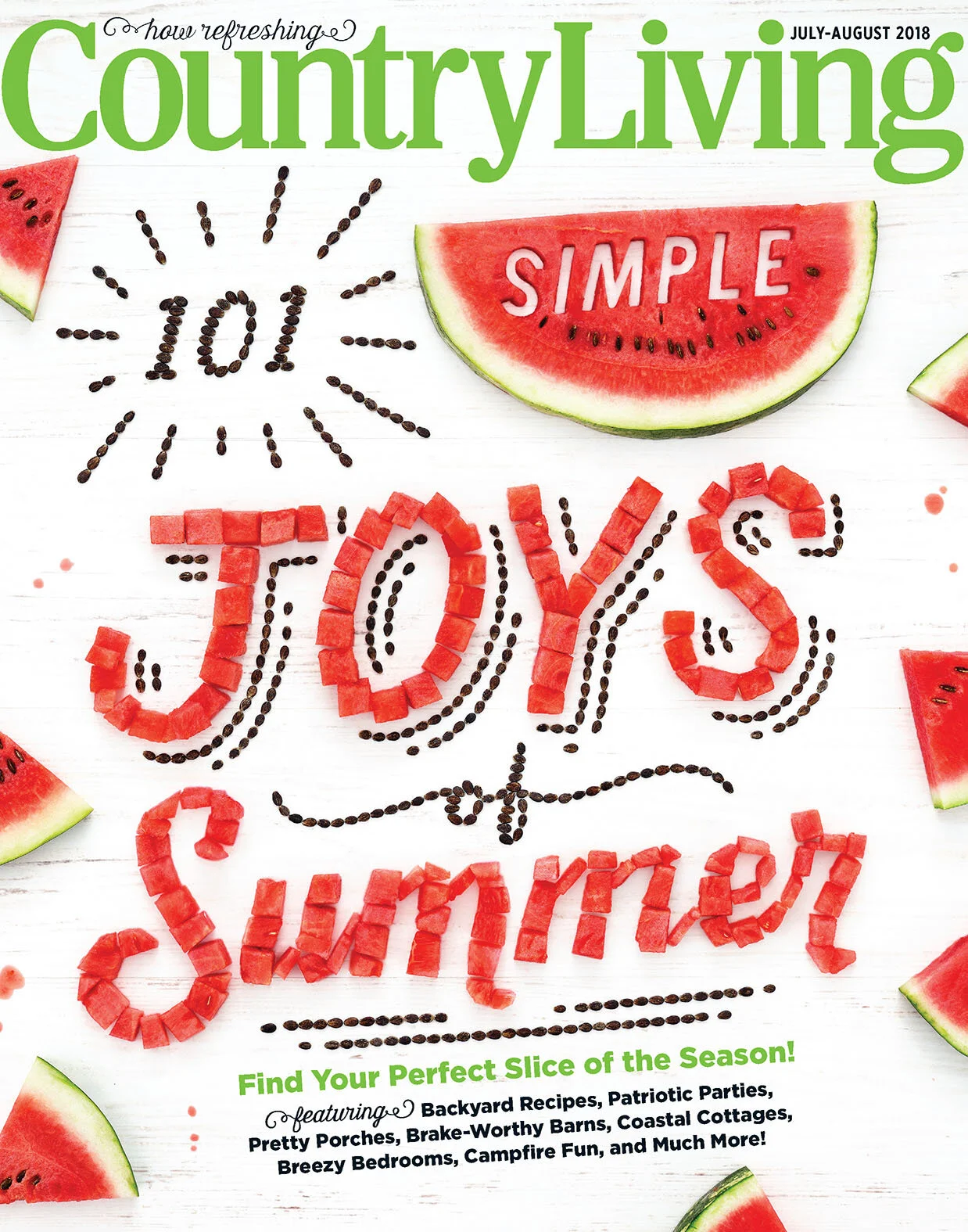 Country Living // July-August 2018 // Creative Direction and Design // Becca Clason Illustrator