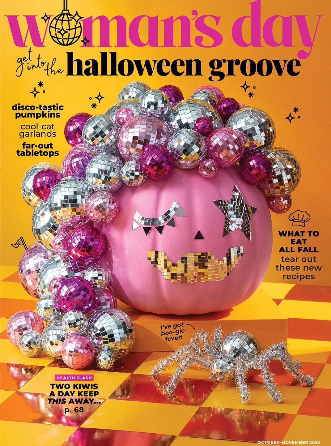 🎃🪩🩷💃🏼 Who's pumped for PUMPKINS!? @womansdaymag is! Check out our latest issue for tons of fun ideas to get your groove on this fall. 🦃🍁🍲