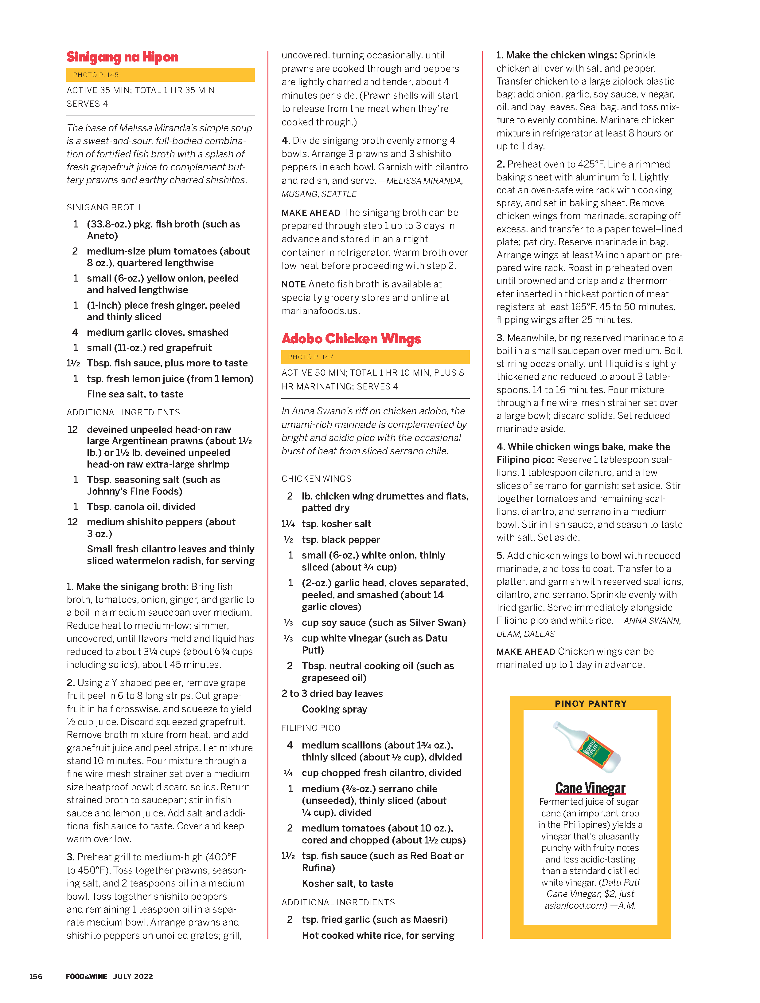 FilipinX Chefs // Food & Wine