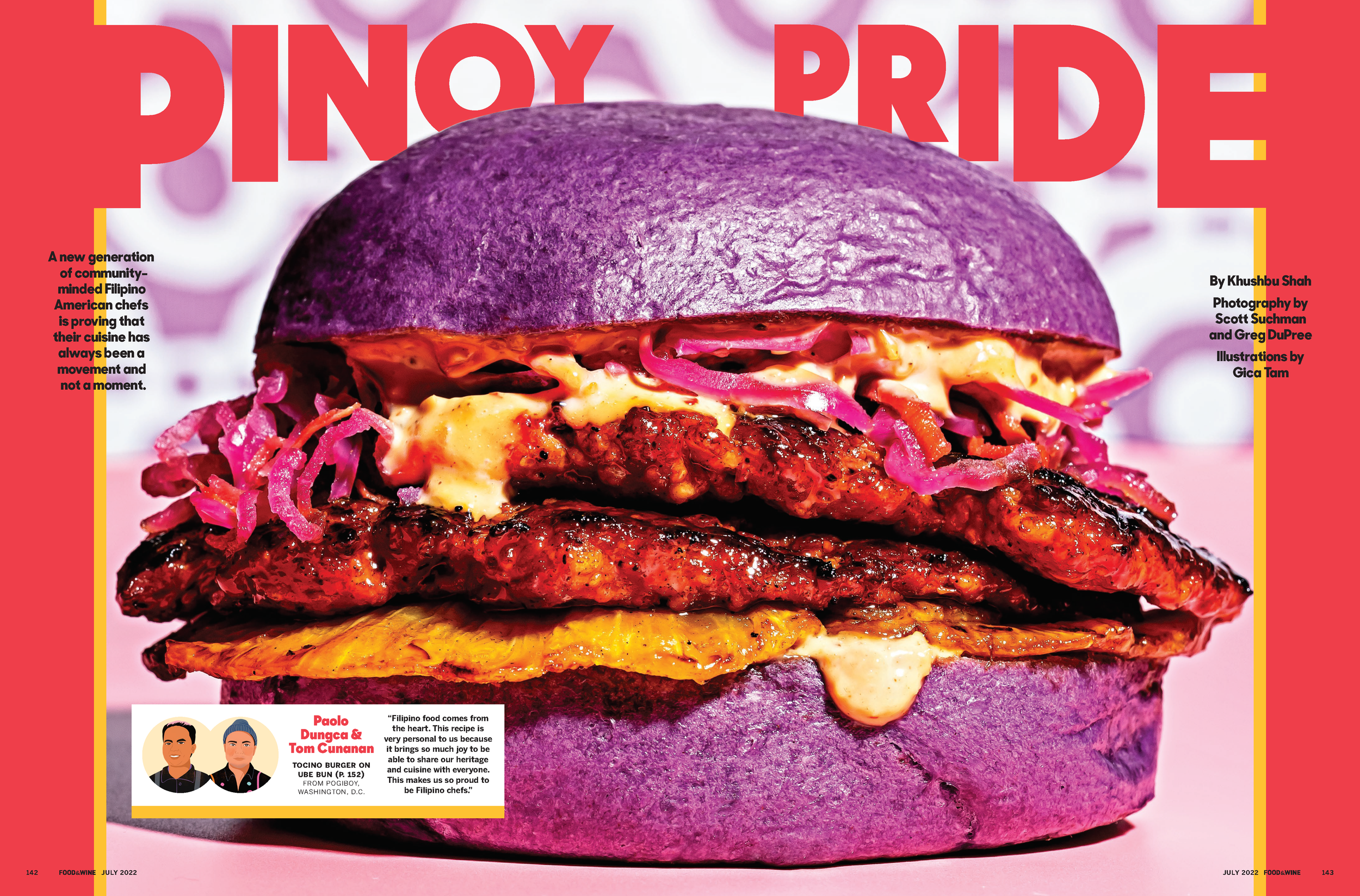 Pinoy Pride // Food & Wine // July 2022 // Design