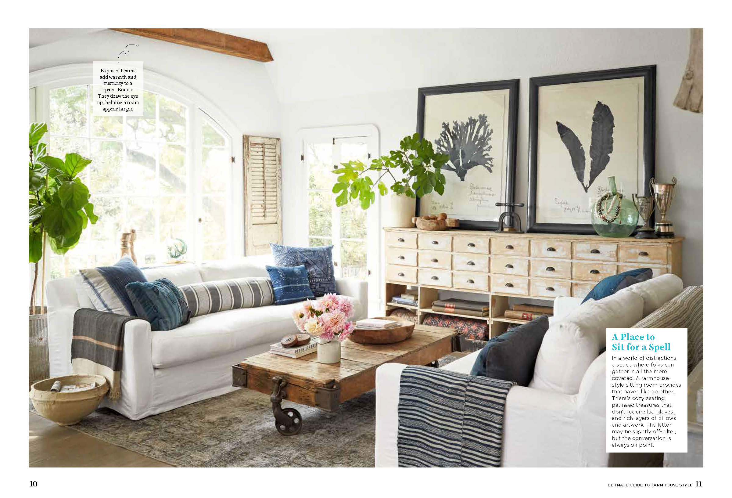 The Ultimate Guide to Farmhouse Style // Country Living // Design and Art Direction