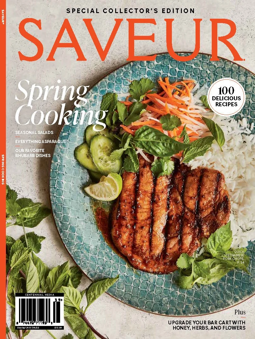 Saveur Spring Recipes // 2022 // Centennial Media // Design