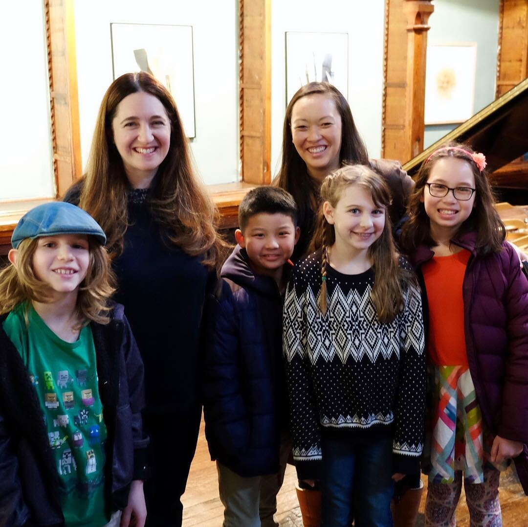 FPS students with Pianist Simone Dinnerstein