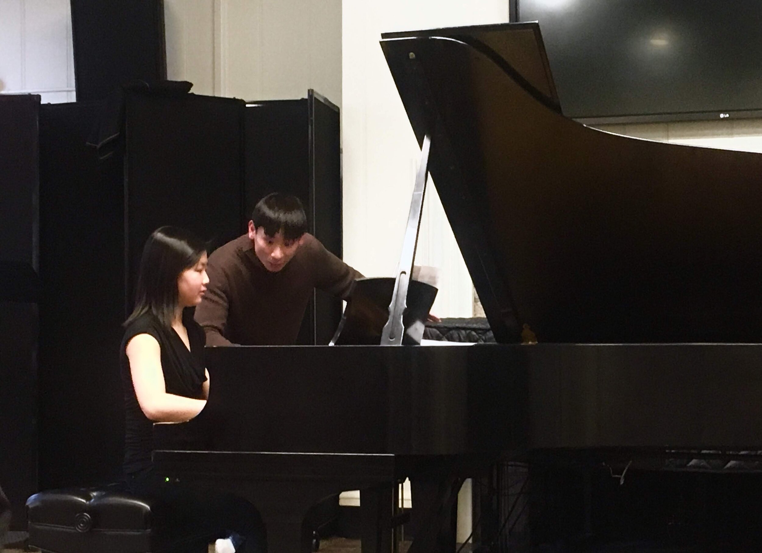 Briana in Masterclass with Pianist Alex Peh at SUNY New Paltz