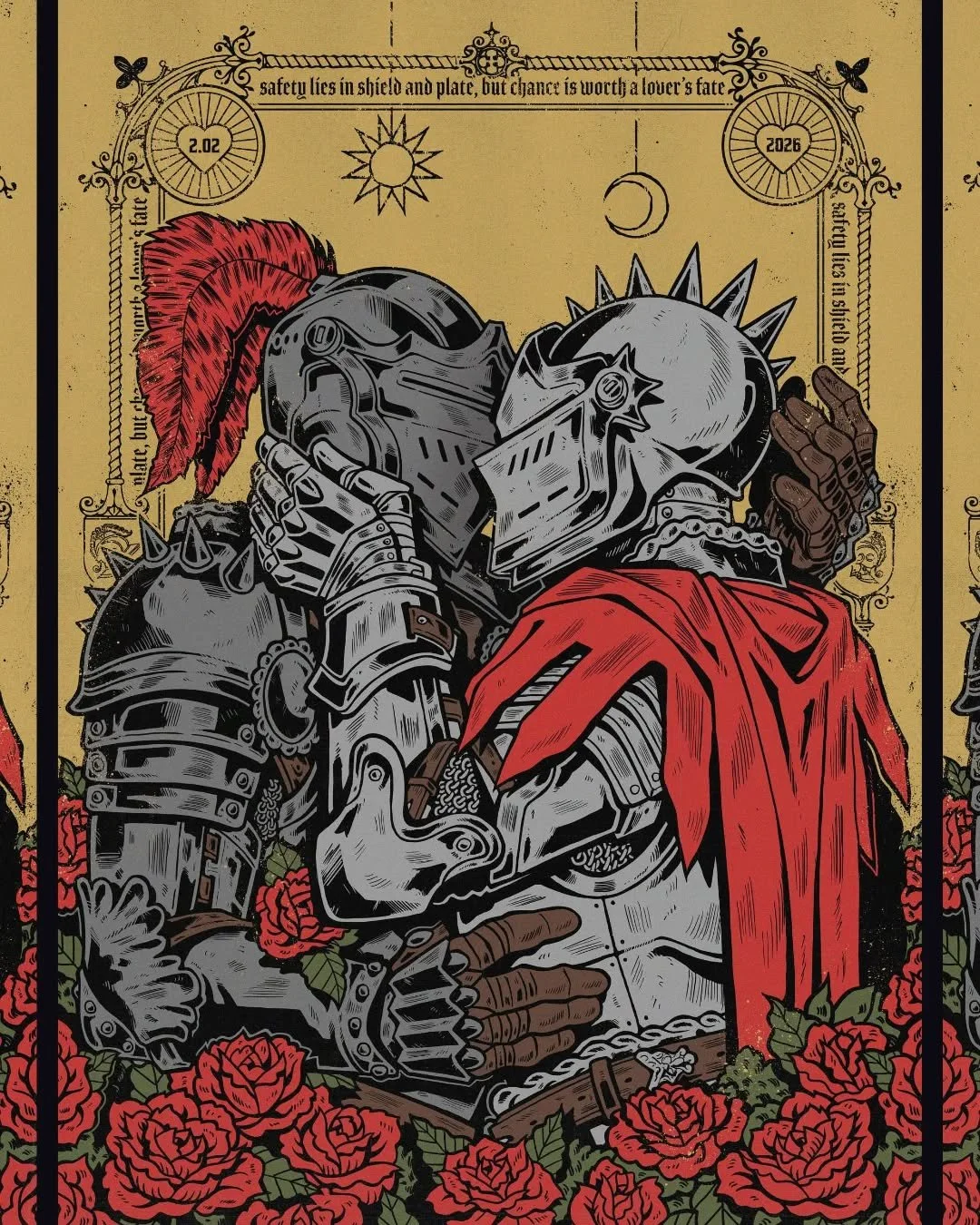 Part 6 in my weekly poster series for 2026. Originally I had the background in blue but unfortunately I'm a slave to my whims and a warmer color palette