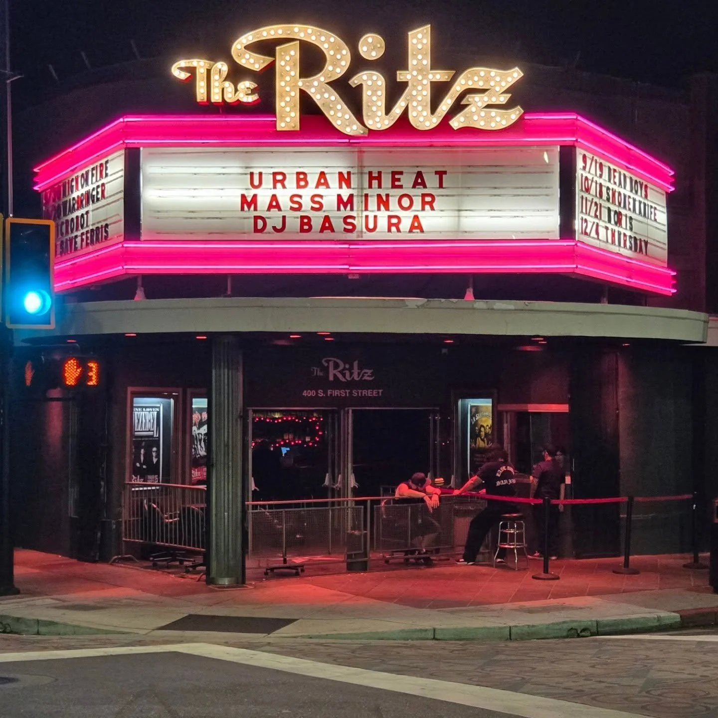 Tonight @theritzsj ☆☆

What a stage! Such a cool room and a cool city. Hope to see you again soon!