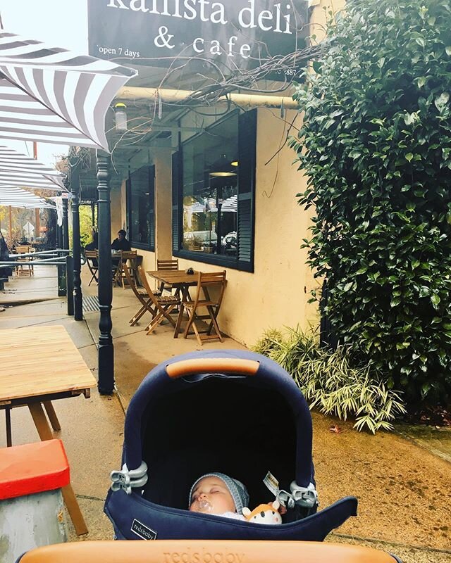 Hats off to all of the mums and dads out there working hard at life! Remember to practice some self care sometimes and #treatyoself to a coffee that&rsquo;s actually hot 🥱☕️
We also have ramps for easy pram access.
Little Murray letting local mum @a