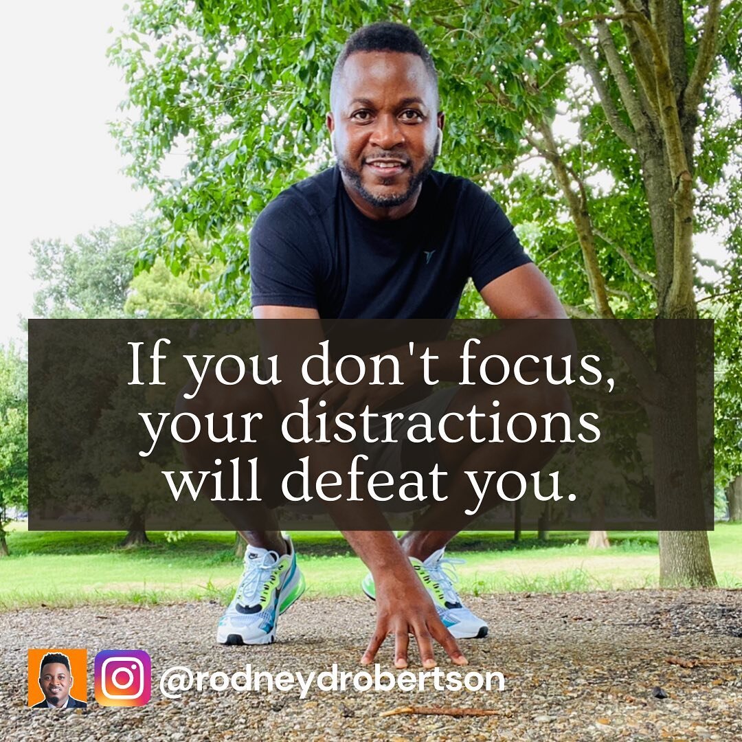 Stay focus 🧘🏾. 

Whether it is in relationships ❤️, ministry 💒, or business 💼 , you must be intentional about what gets your attention. 

If you don&rsquo;t focus, your distractions will defeat you. 

Type &lsquo;FOCUS&rsquo; in the comments belo