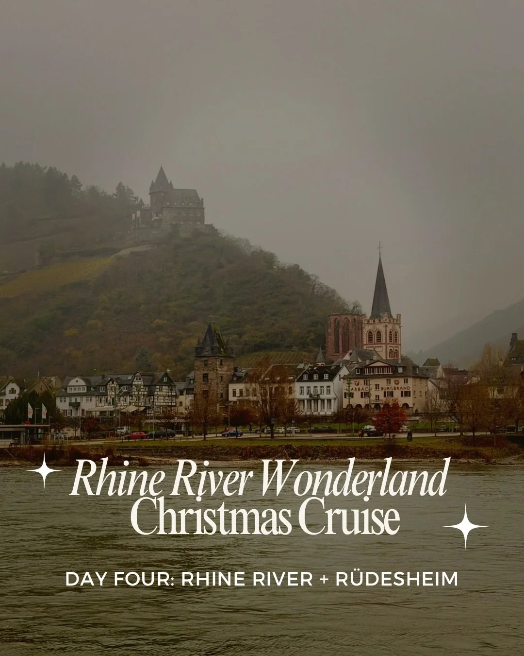 Day 4 of the Cruise: Rhine Castles + R&uuml;desheim

It is hard to pick what was my favorite day on the cruise, but I think this day was one of my favorites of the whole cruise! We spent the morning sailing down a stretch of the Rhine that has more c