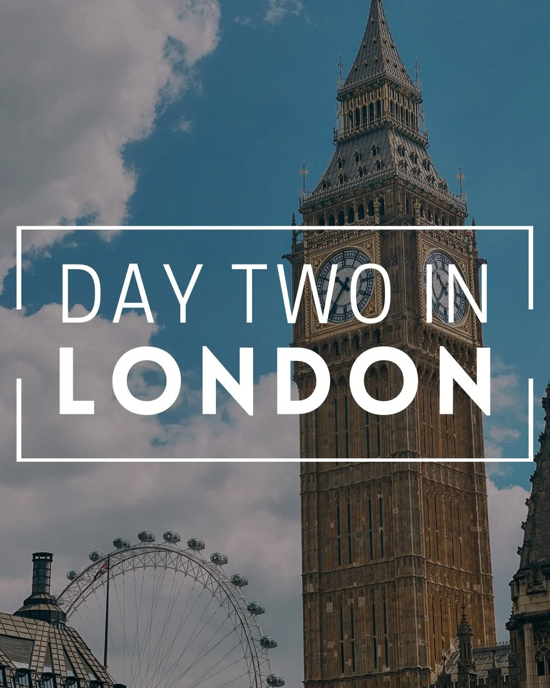 Day Two of Four: Classic London Landmarks + Afternoon Tea ☕👑

Westminster Abbey, Big Ben, Buckingham Palace, and a spin on the London Eye &mdash; basically all the icons in one day! 

Finished with afternoon tea at Brigit&rsquo;s Bakery because sigh