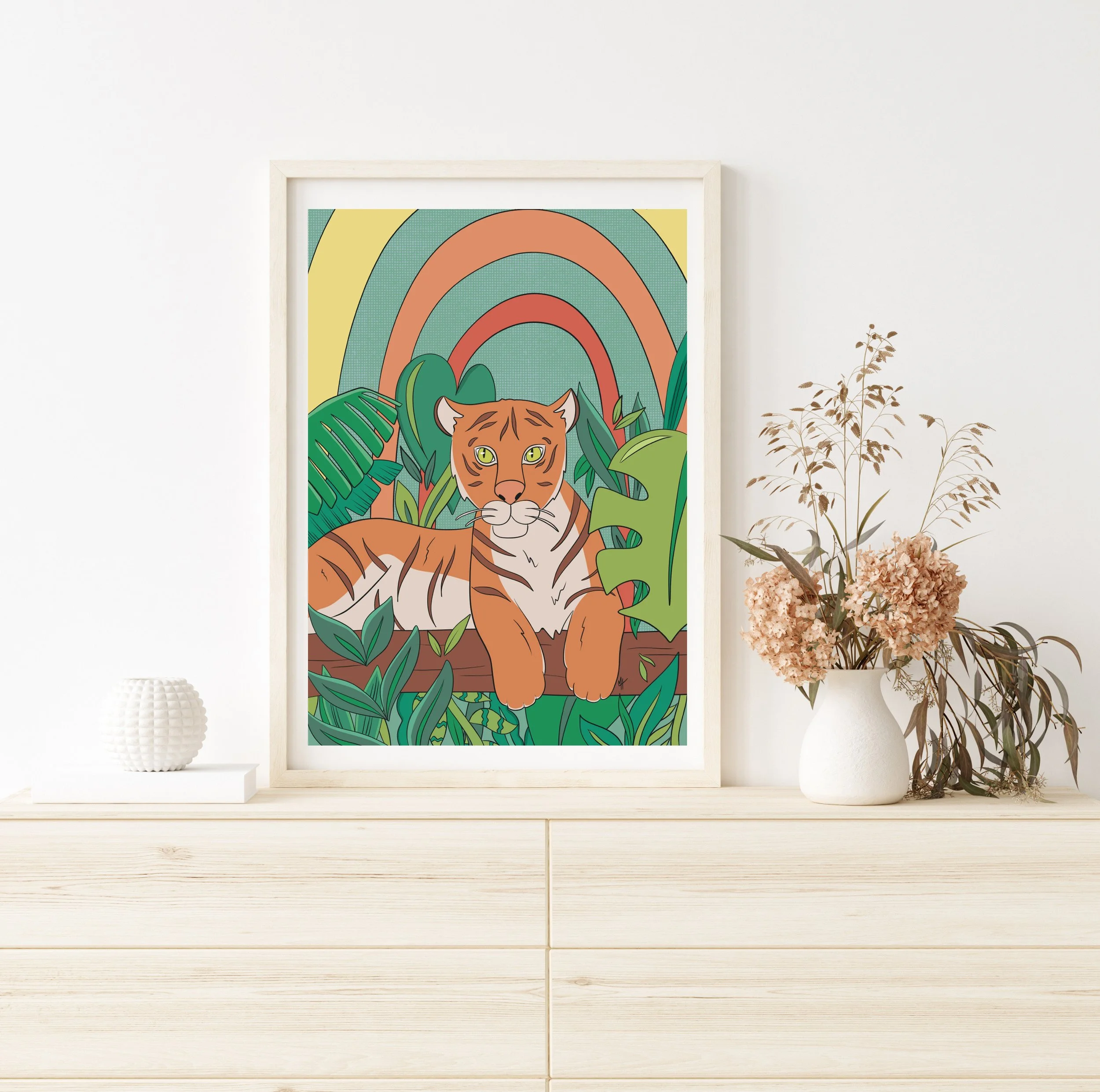 IntheJungle_OakFrame_A3.jpg