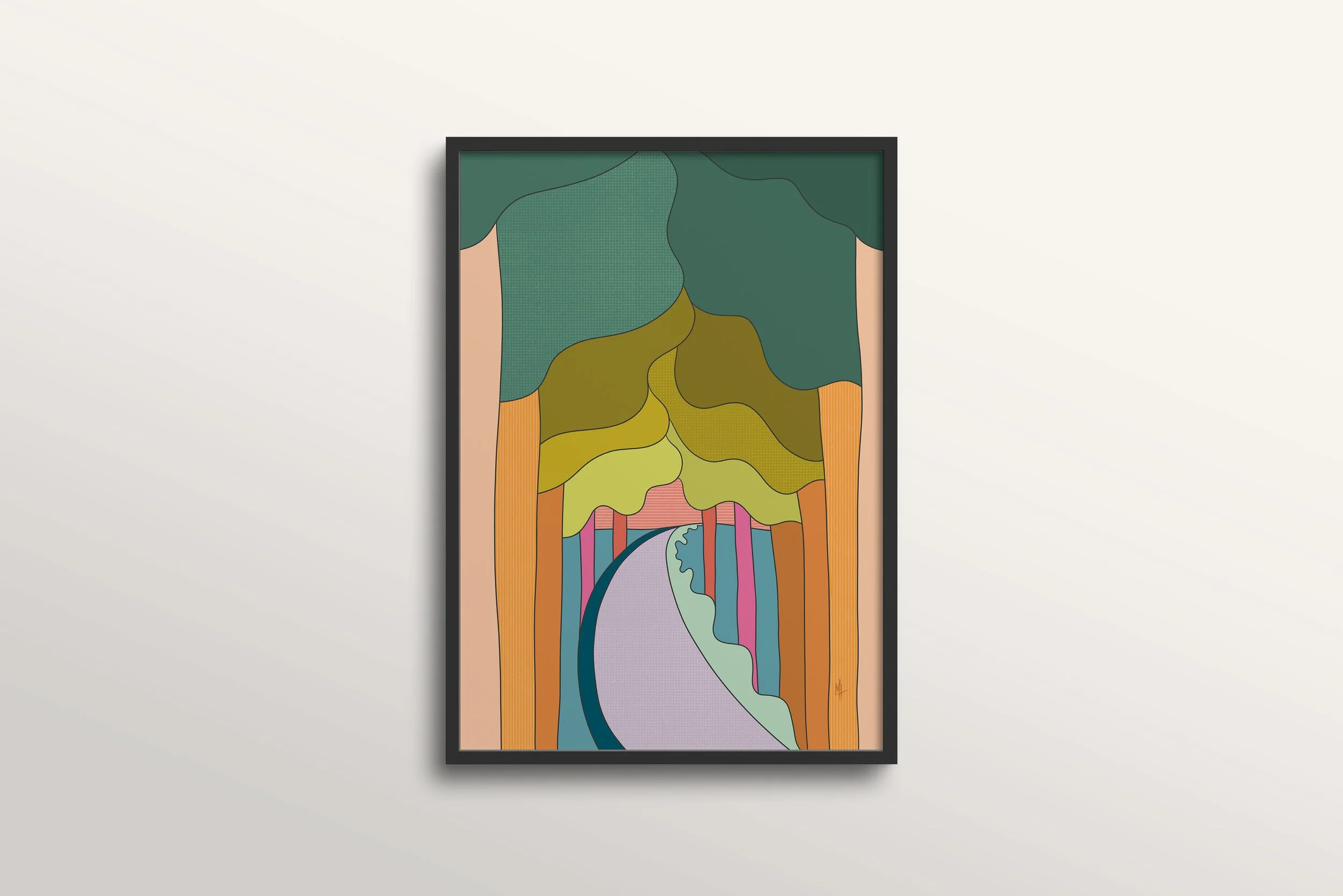 Yarrascapes Series - Through the Trees