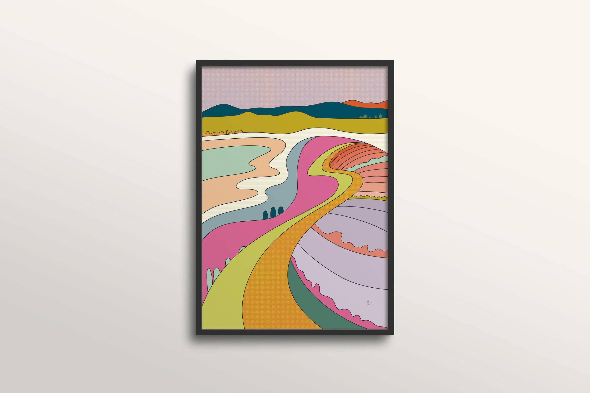 Yarrascapes Series - Valley Flow