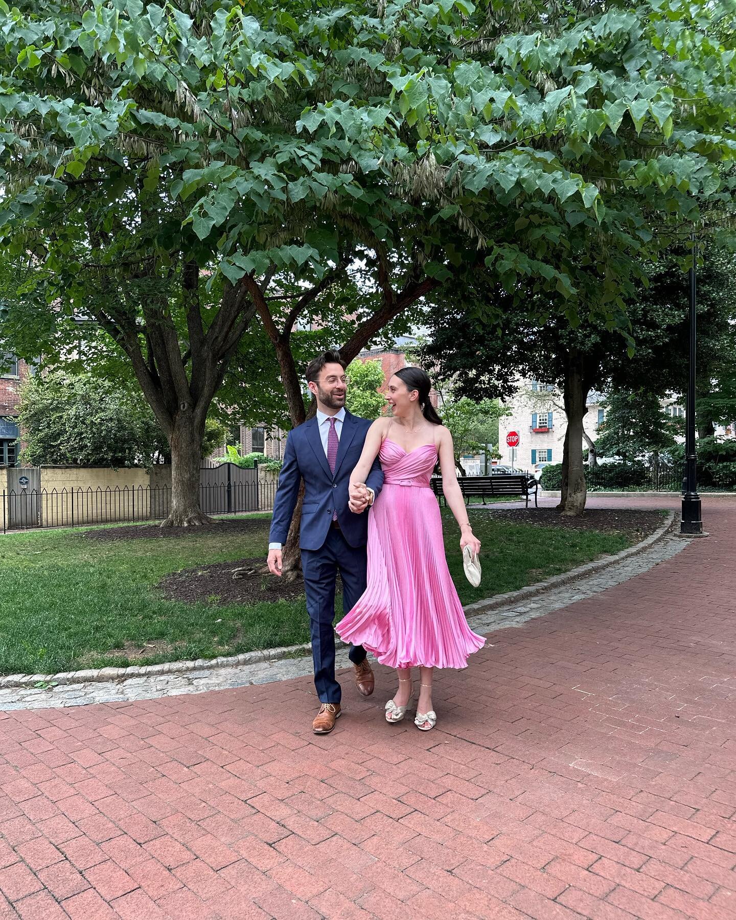 I always wear evening attire on my walks&hellip; don&rsquo;t you? 

Many congrats to Katherine and Eric for their stunning wedding!!