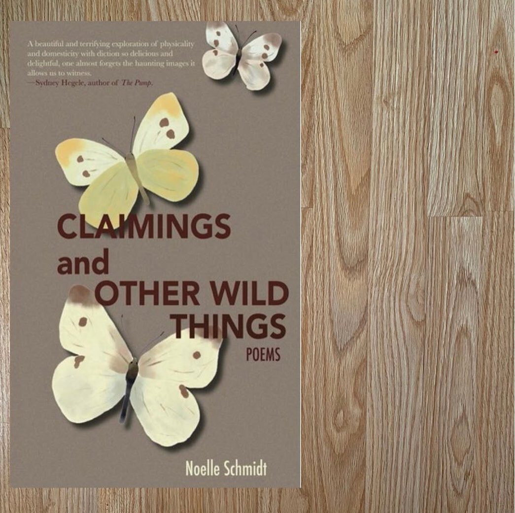 Book: Claimings and Other Wild Things
Author: Noelle Schmidt
Reviewer: Meredith Grace Thompson
@meredithgracethompson

Meredith writes: &ldquo;The collection is lyrical, verging on confessional, dancing through the effervescence of thought, and landi