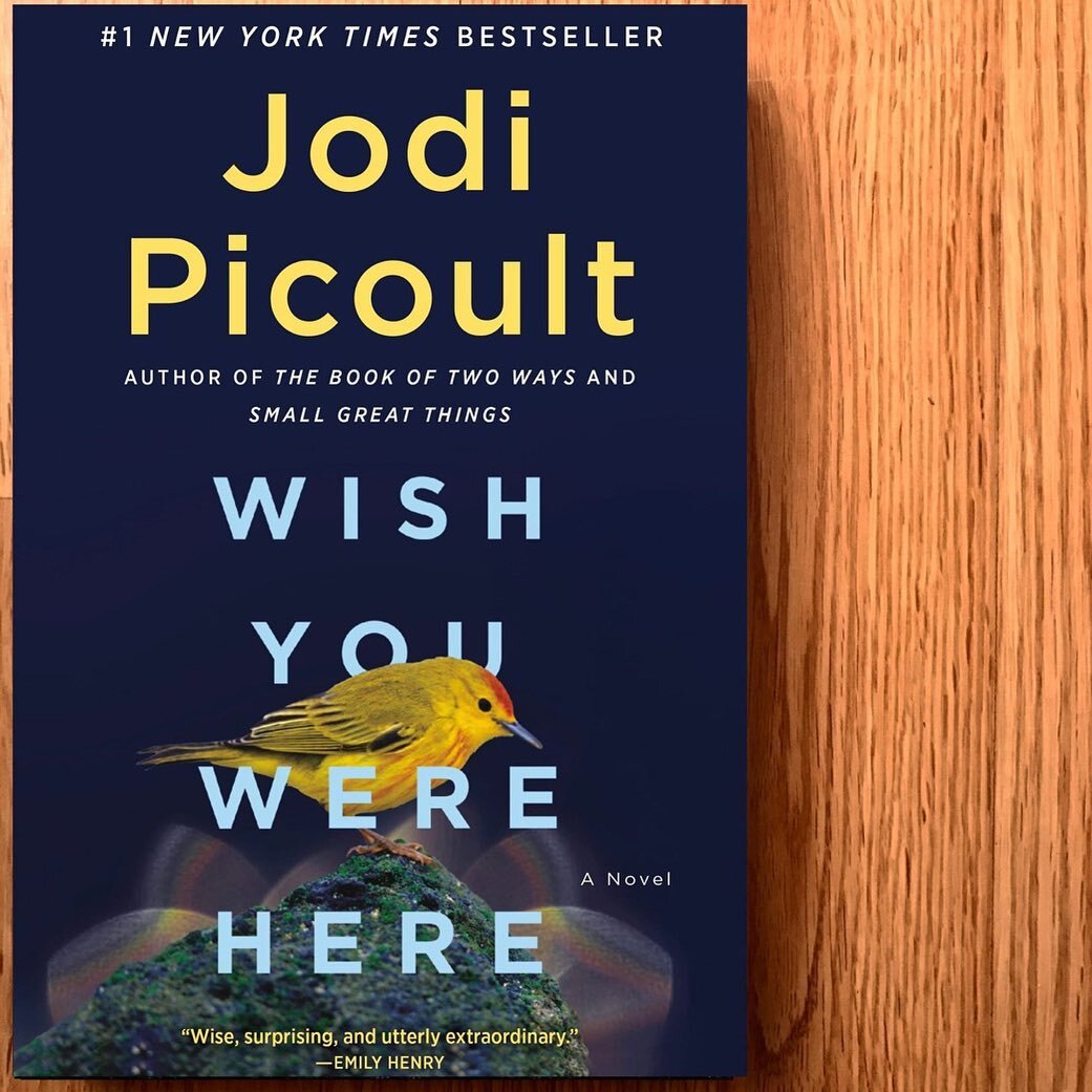 Book: Wish You Were Here
Author: Jodi Picoult
@jodipicoult 
Reviewer: Graham Strong
@grahamstrong 

Graham writes: &ldquo;There are twists and turns, examinations of memory and our place on the earth, and deep questions about who our self-actualized 