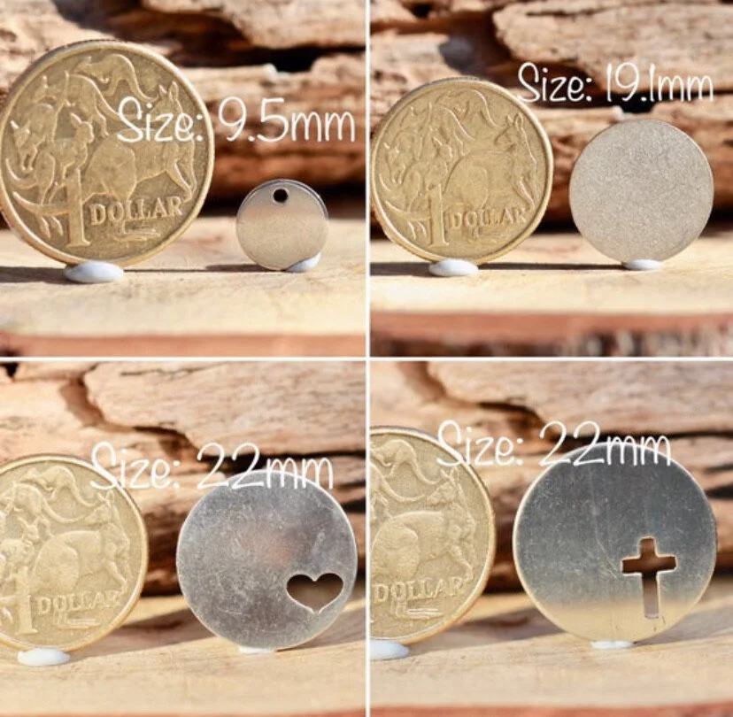 Personalized Hand Stamped Charms 5