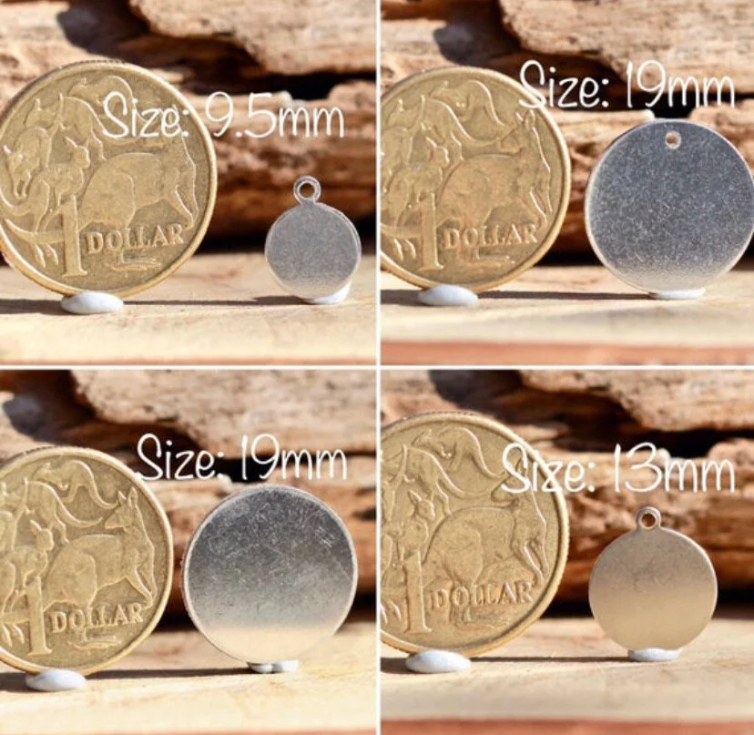 Personalized Hand Stamped Charms 6