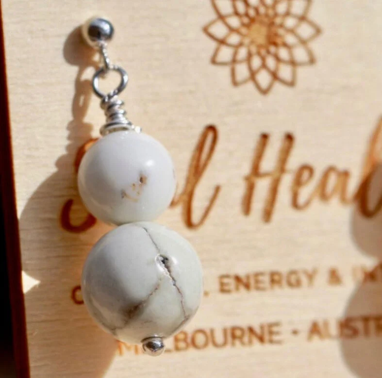 Turquoise Stone Gemstone Earrings