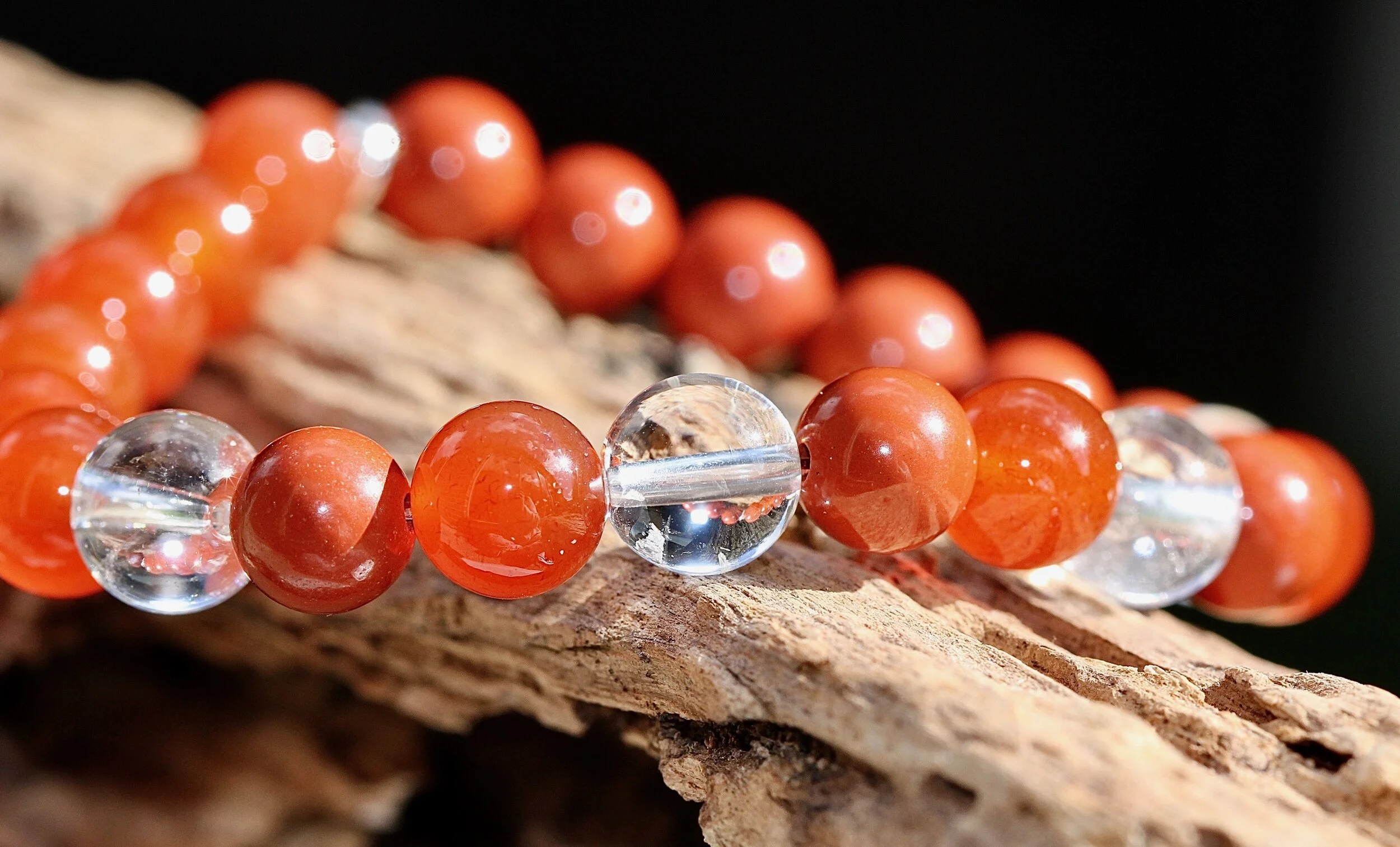 Root Chakra Gemstone Bracelet