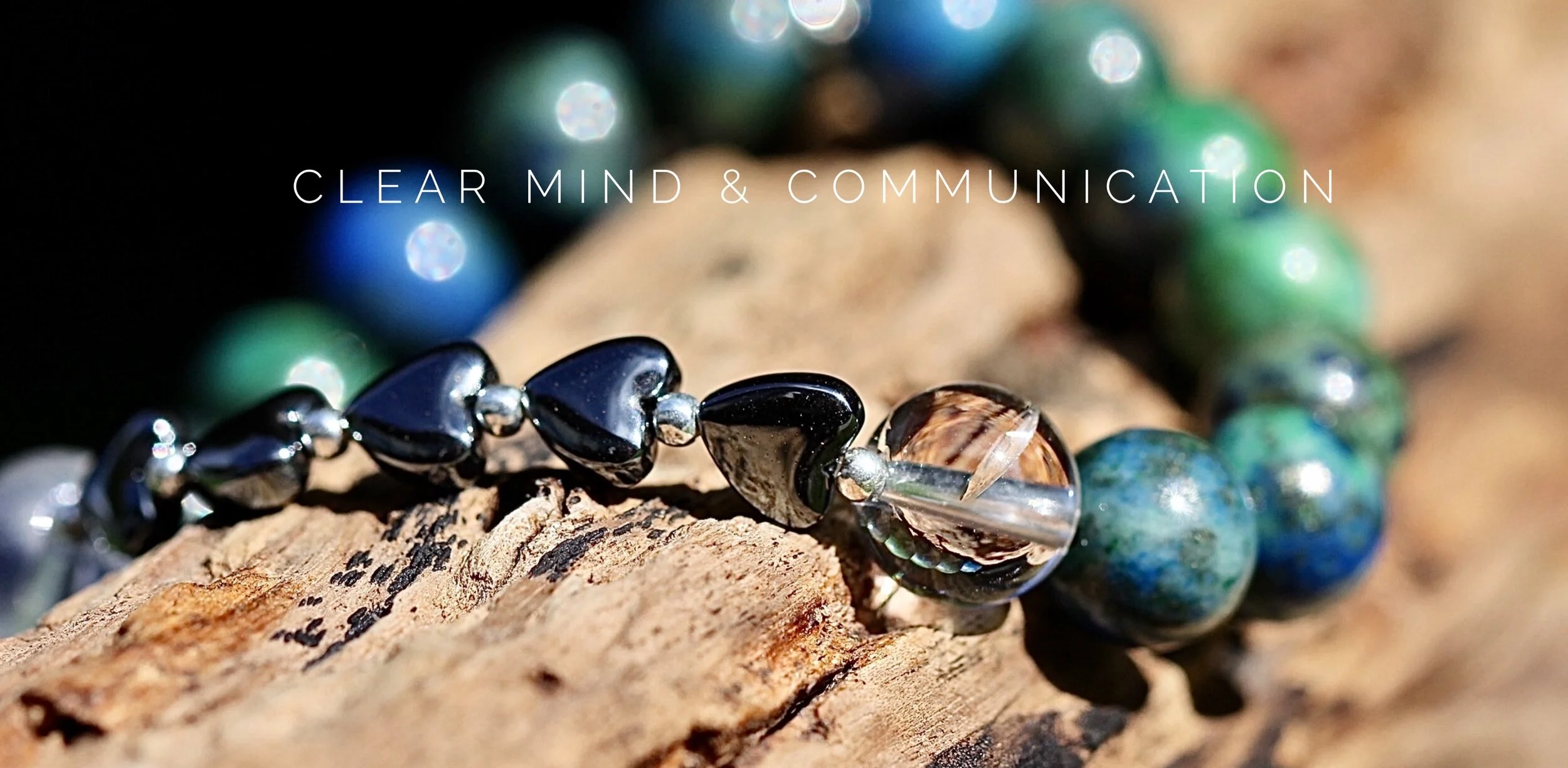 Clear Mind and Communication Gemstone Bracelet