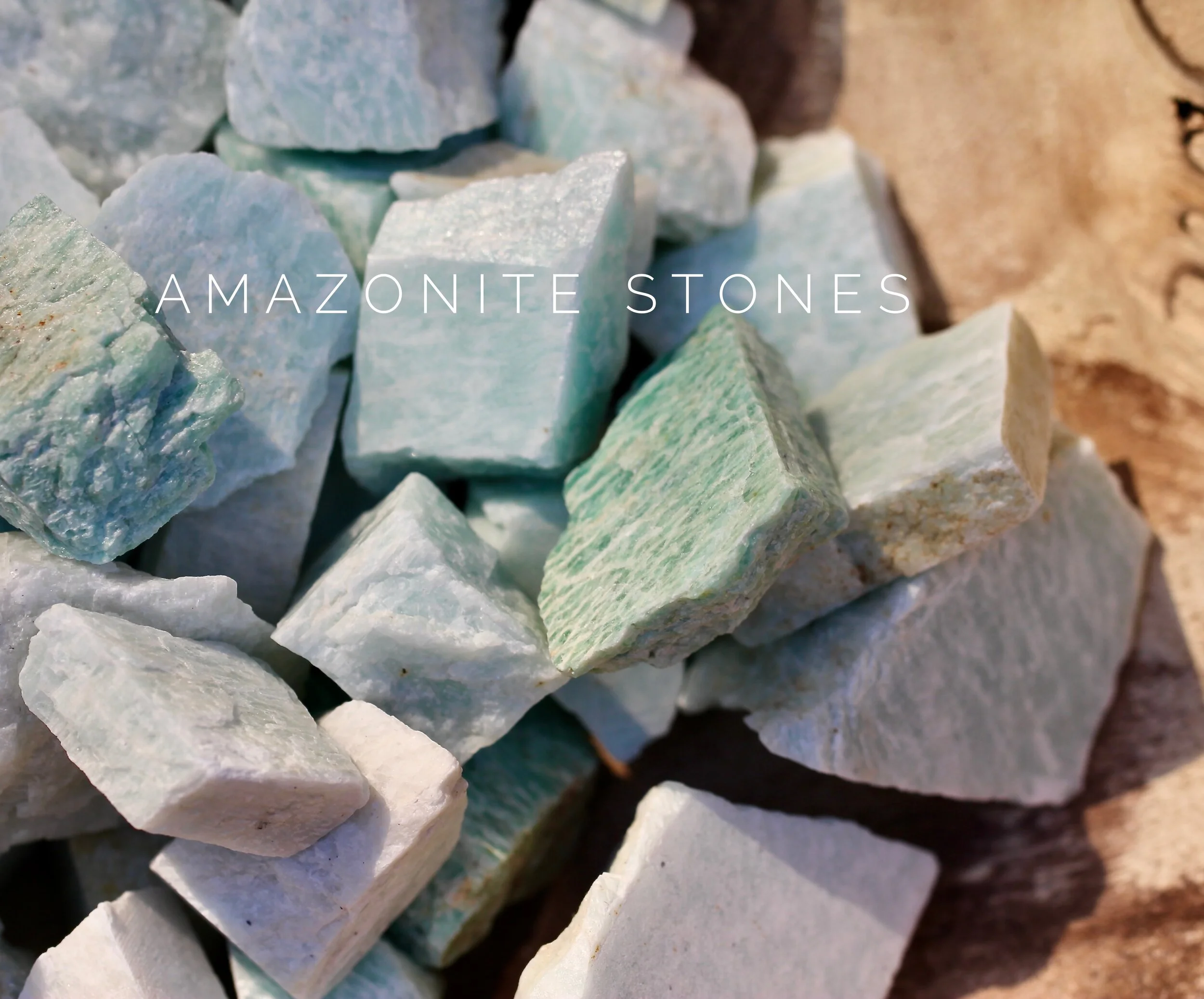 Raw Amazonite Stones
