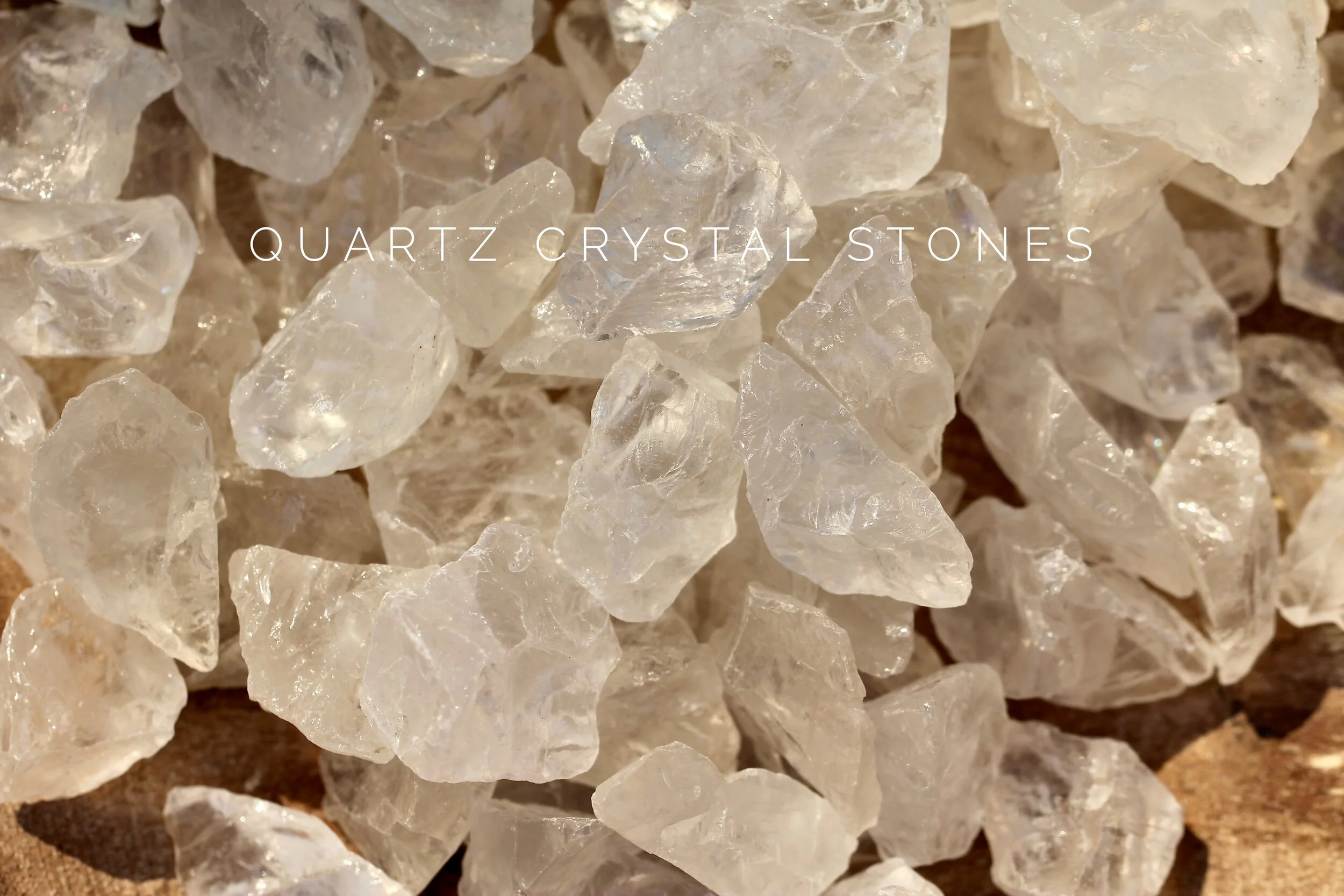Raw Quartz Crystal Stones